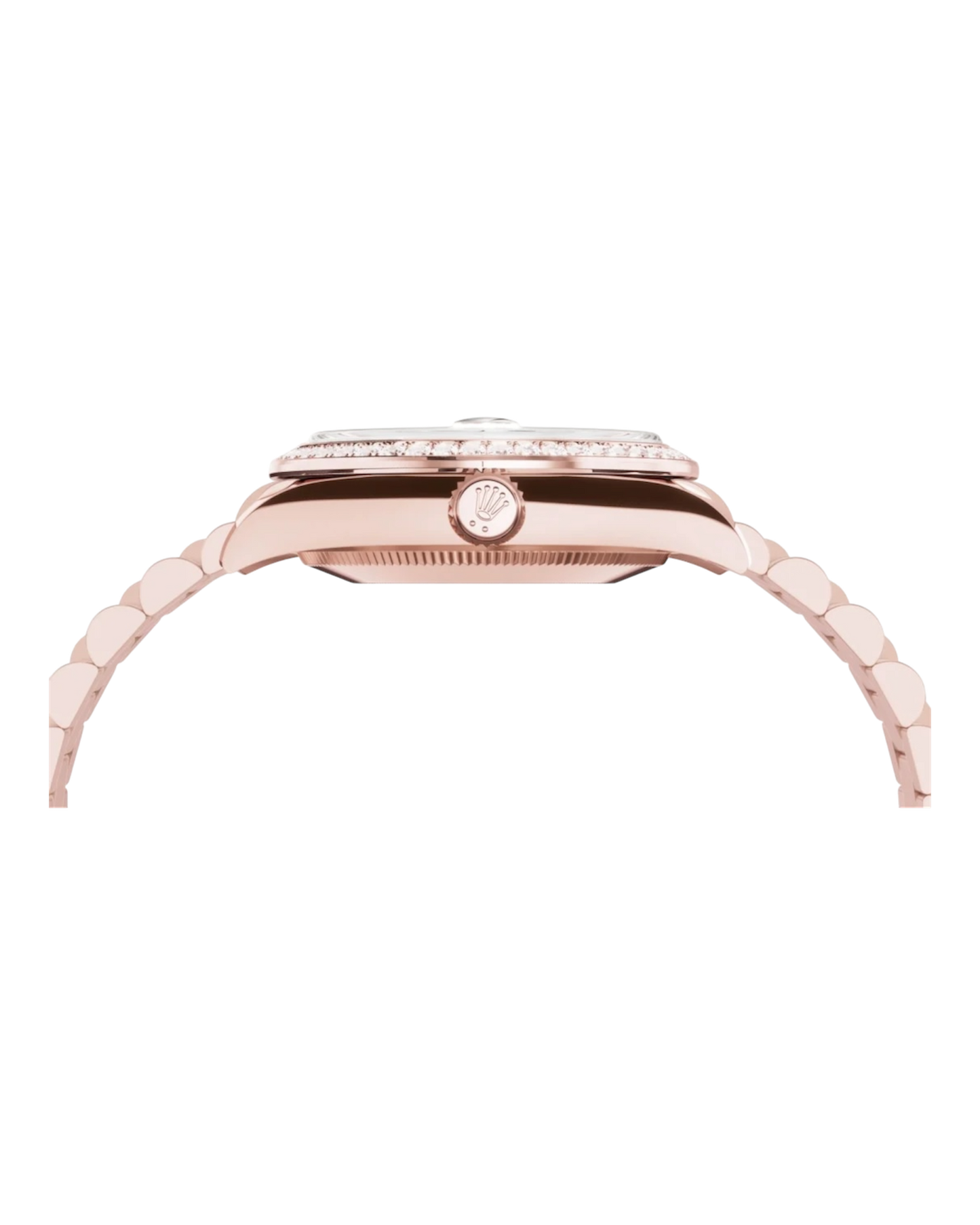 Rolex Datejust 31mm White with Rosé Diamonds Perlmutt Dial - U1 FACTORY - AUTOMATIK - Jubilee