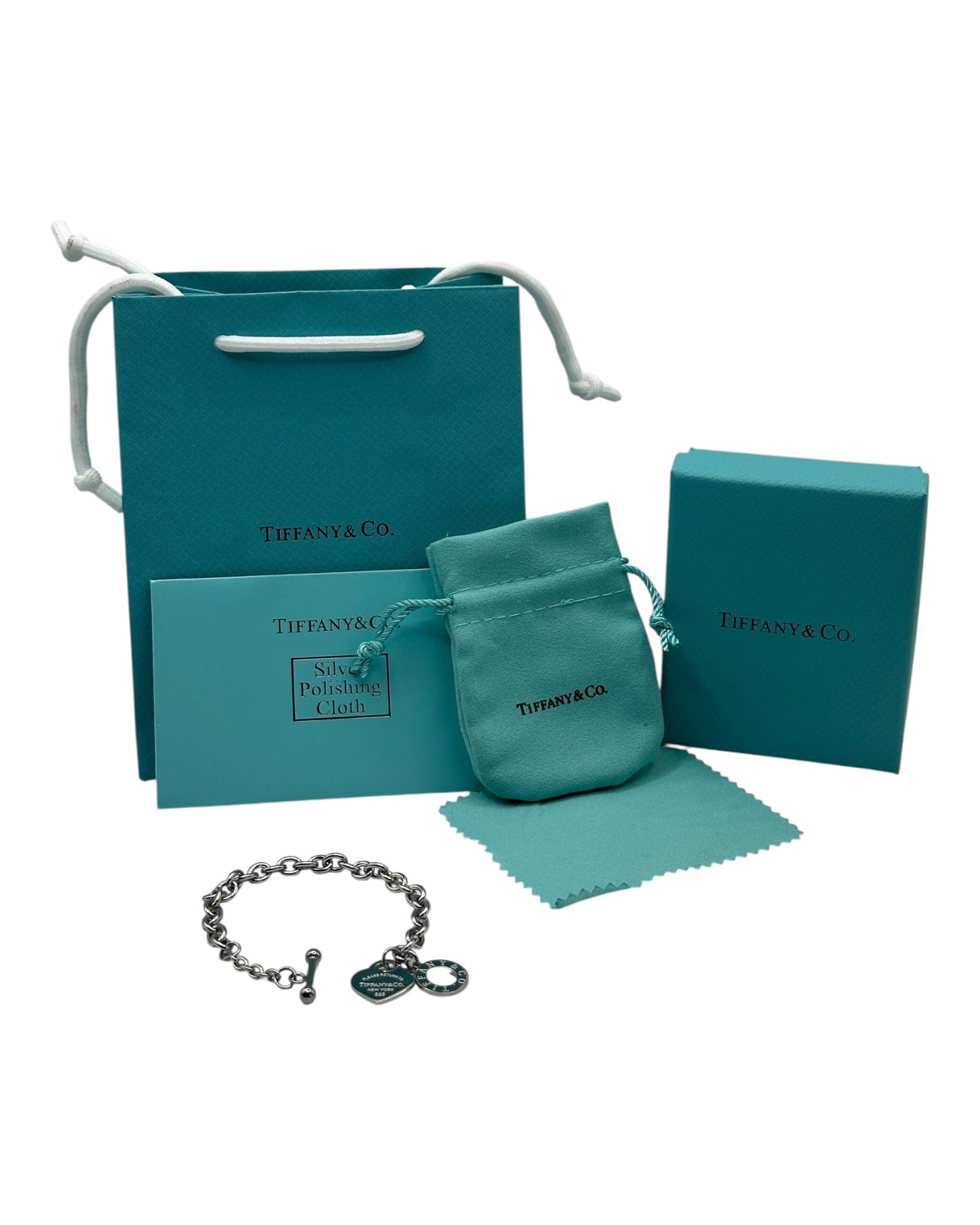 Tiffany & Co. Herz-Armband mit Knebelverschluss aus 925 Sterling-Silber