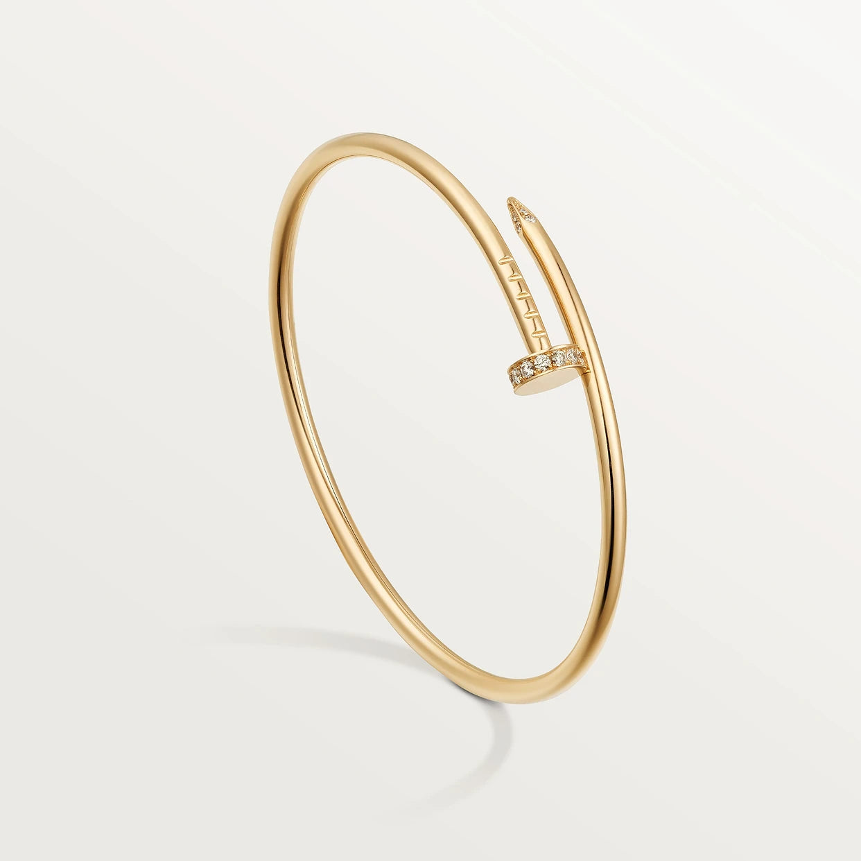 CARTIER NAGEL ARMBAND MIT DIAMANTEN - GOLD - UNISEX - JUSTE UN CLOU - FULLSET