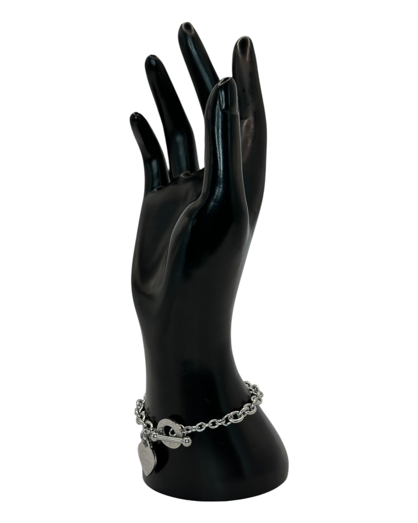 Tiffany & Co. Herz-Armband mit Knebelverschluss aus 925 Sterling-Silber
