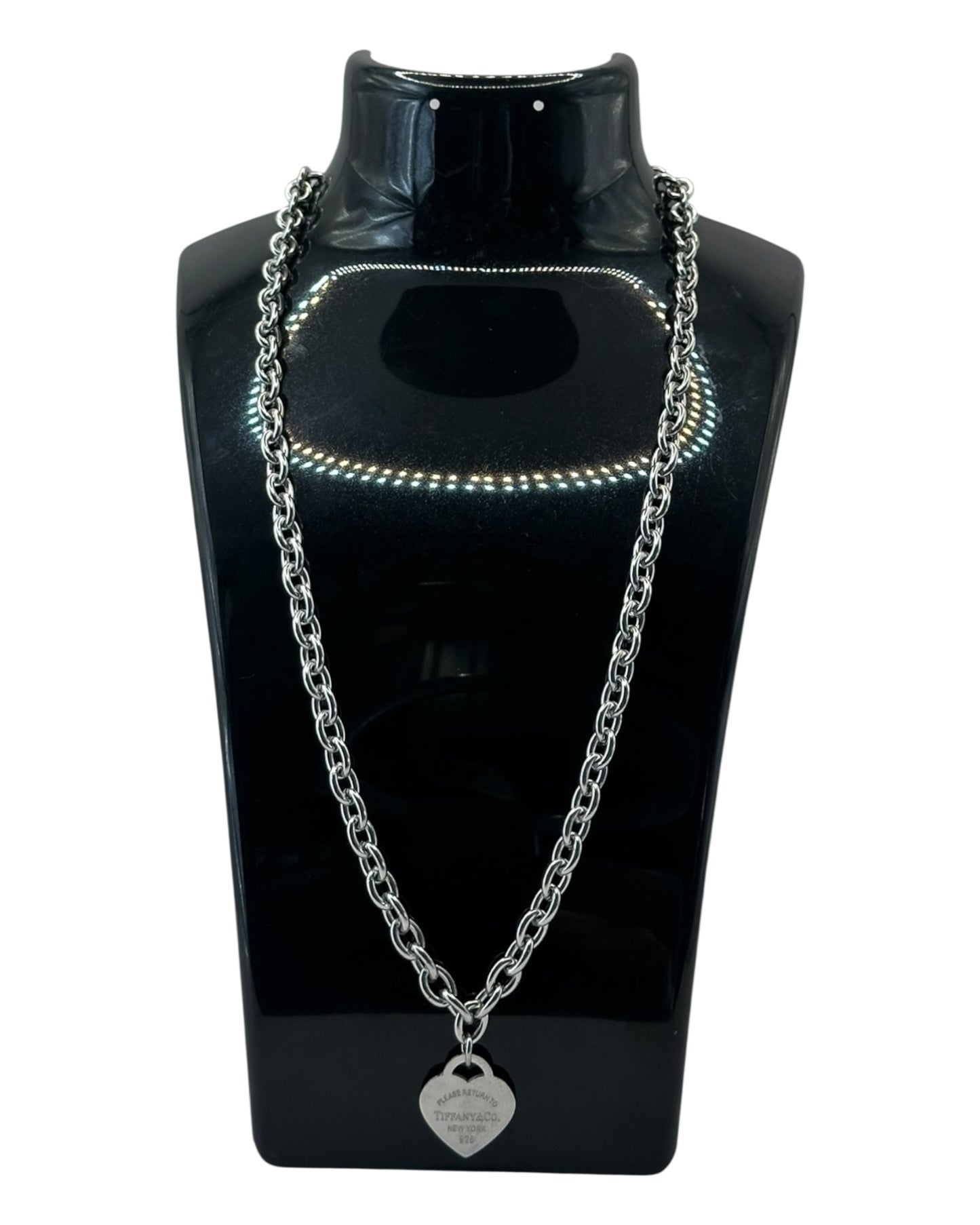 Tiffany & Co. Statement-Halskette mit Herz-Anhänger aus 925 Sterling-Silber