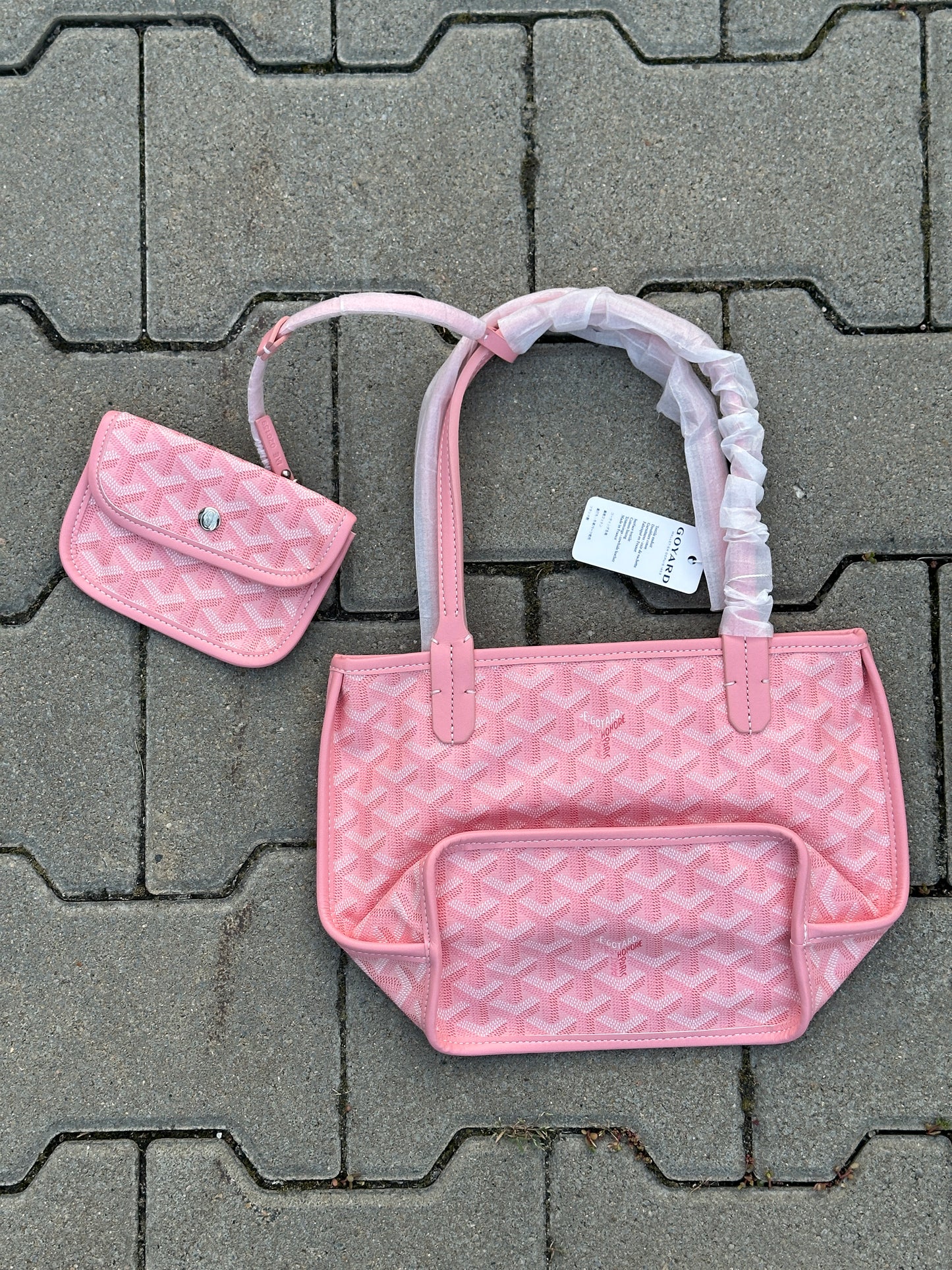 Goyard Saint Louis PM Tasche in Rosa mit Pochette | 1:1 Replica