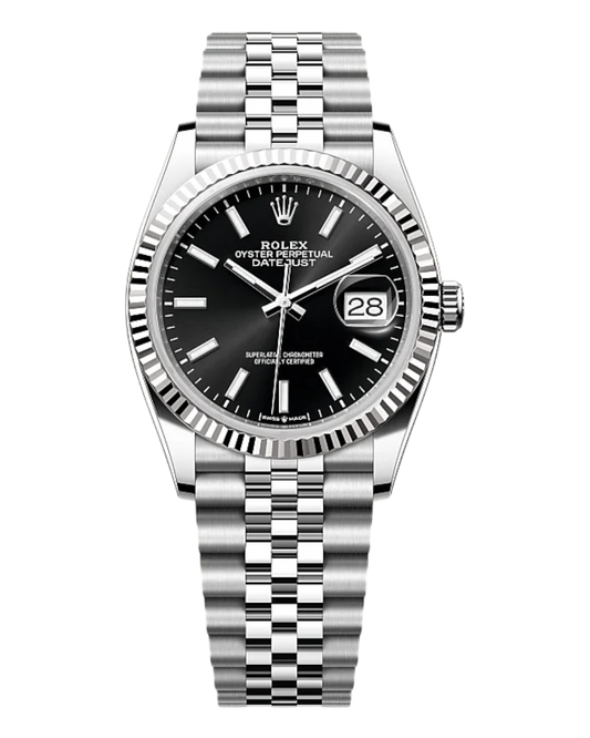 Rolex Datejust Black 36mm Jubilee - U1 FACTORY - AUTOMATIK