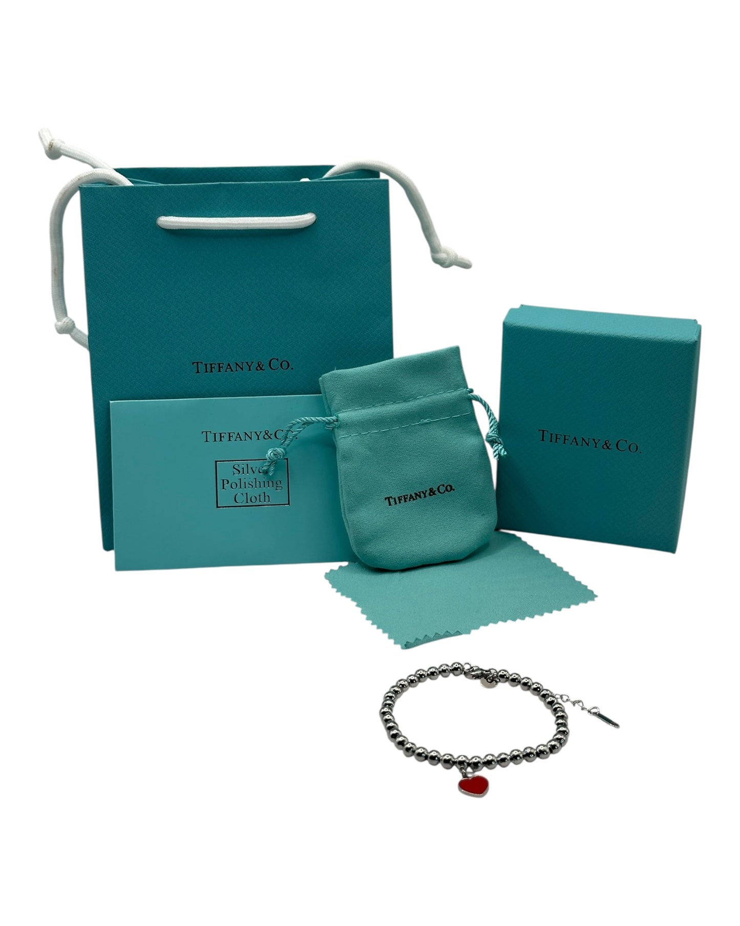 Tiffany & Co. Perlen-Armband Rot