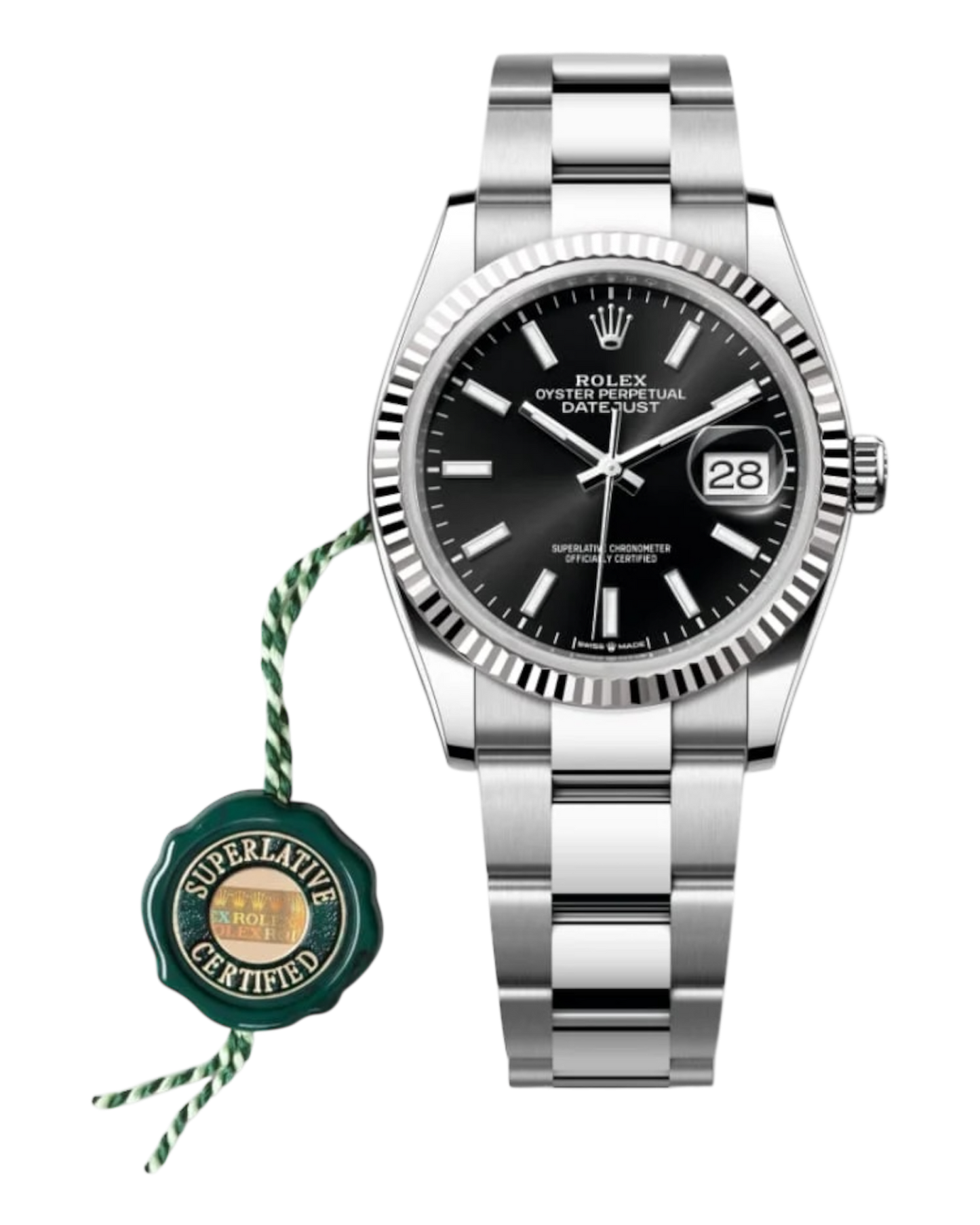 Rolex Datejust 36mm Black Dial U1 FACTORY - AUTOMATIK