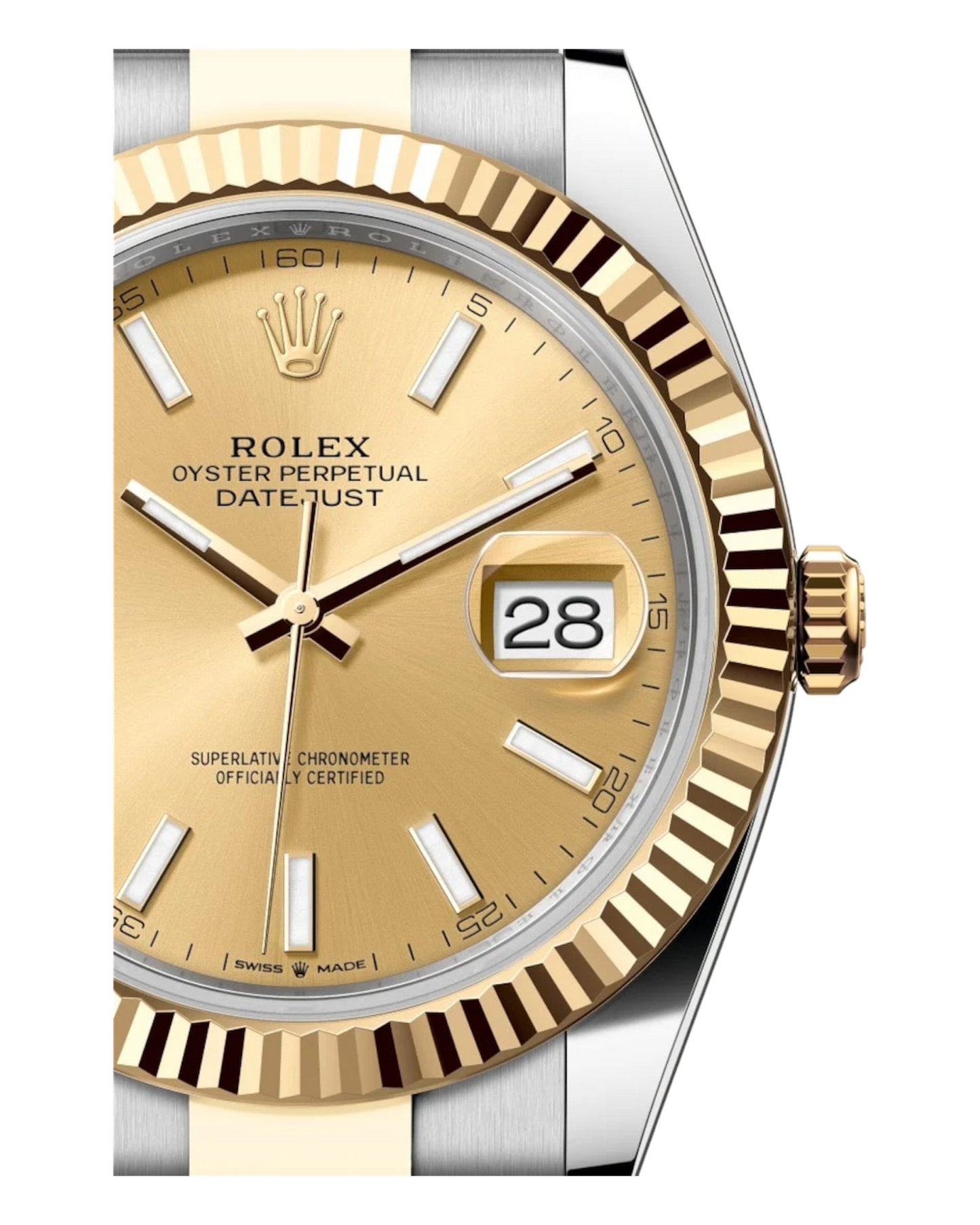 Rolex Datejust 41mm Champagne-colour Dial - Oyster- U1 FACTORY - AUTOMATIK