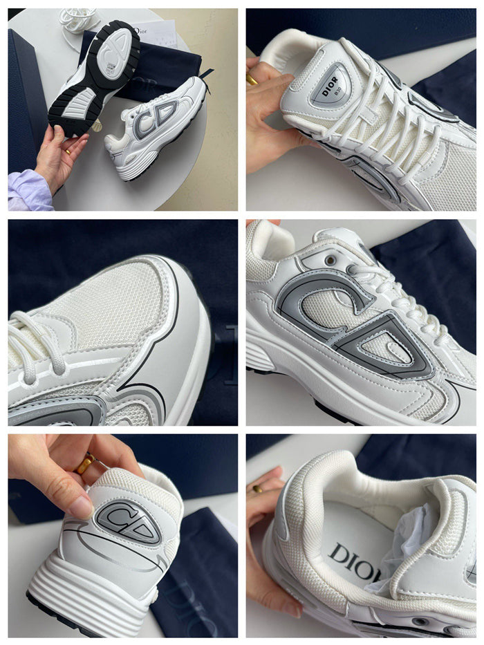 Dior B30 Triple White Sneakers - HIGH QUALITY 1:1