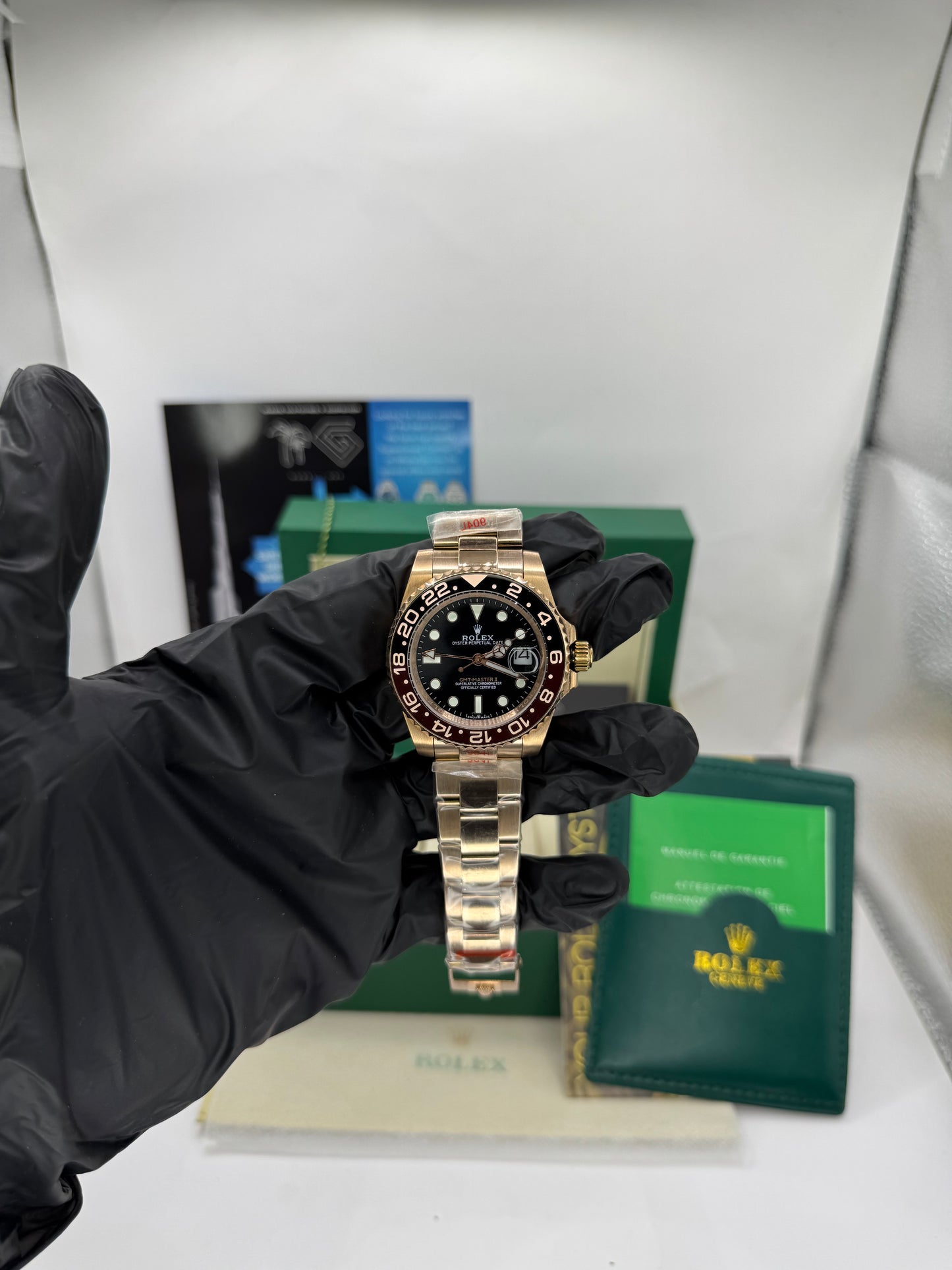 ROLEX GMT-MASTER II Rosegold - 40MM U1 FACTORY - AUTOMATIK