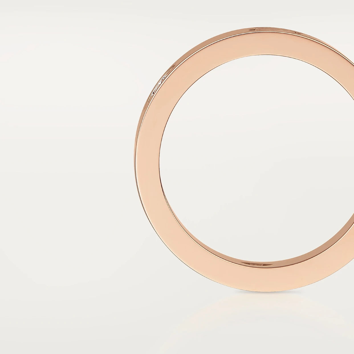 CARTIER LOVE RING SCHMAL MIT 3 DIAMANTEN- ROSÉGOLD - FULLSET