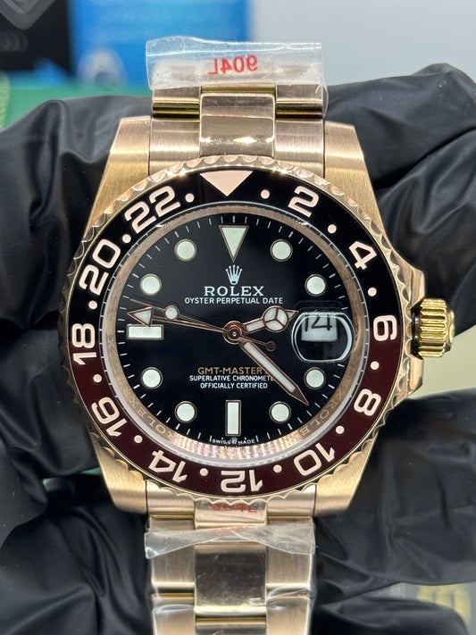 ROLEX GMT-MASTER II Rosegold - 40MM U1 FACTORY - AUTOMATIK