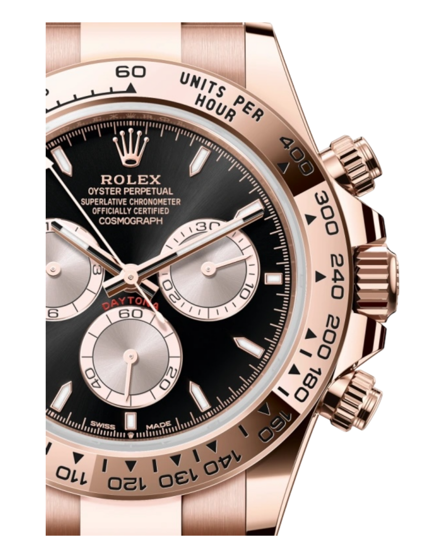 Rolex Cosmograph Daytona 40mm – Oyster Rose Reverse Panda Dial - U1 Factory - Automatik