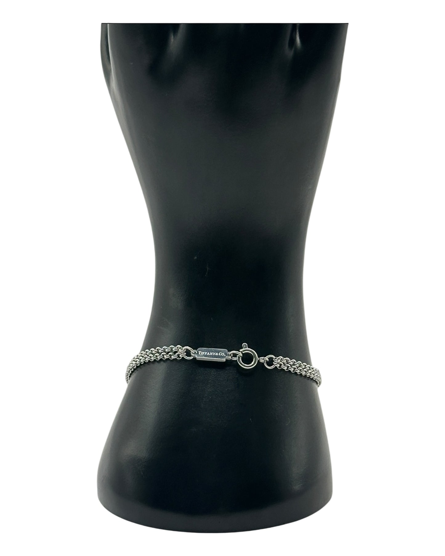 Tiffany & Co. Herz-Fußkettchen/Armband aus 925 Sterling-Silber
