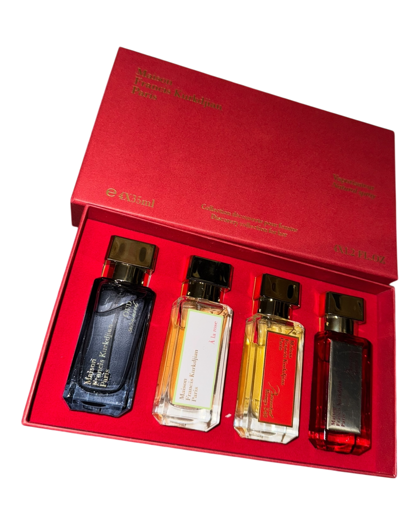 Maison Francis Kurkdjian Paris SET 4 x 35ml BACCARAT ROUGE Eau de Parfum - OVP