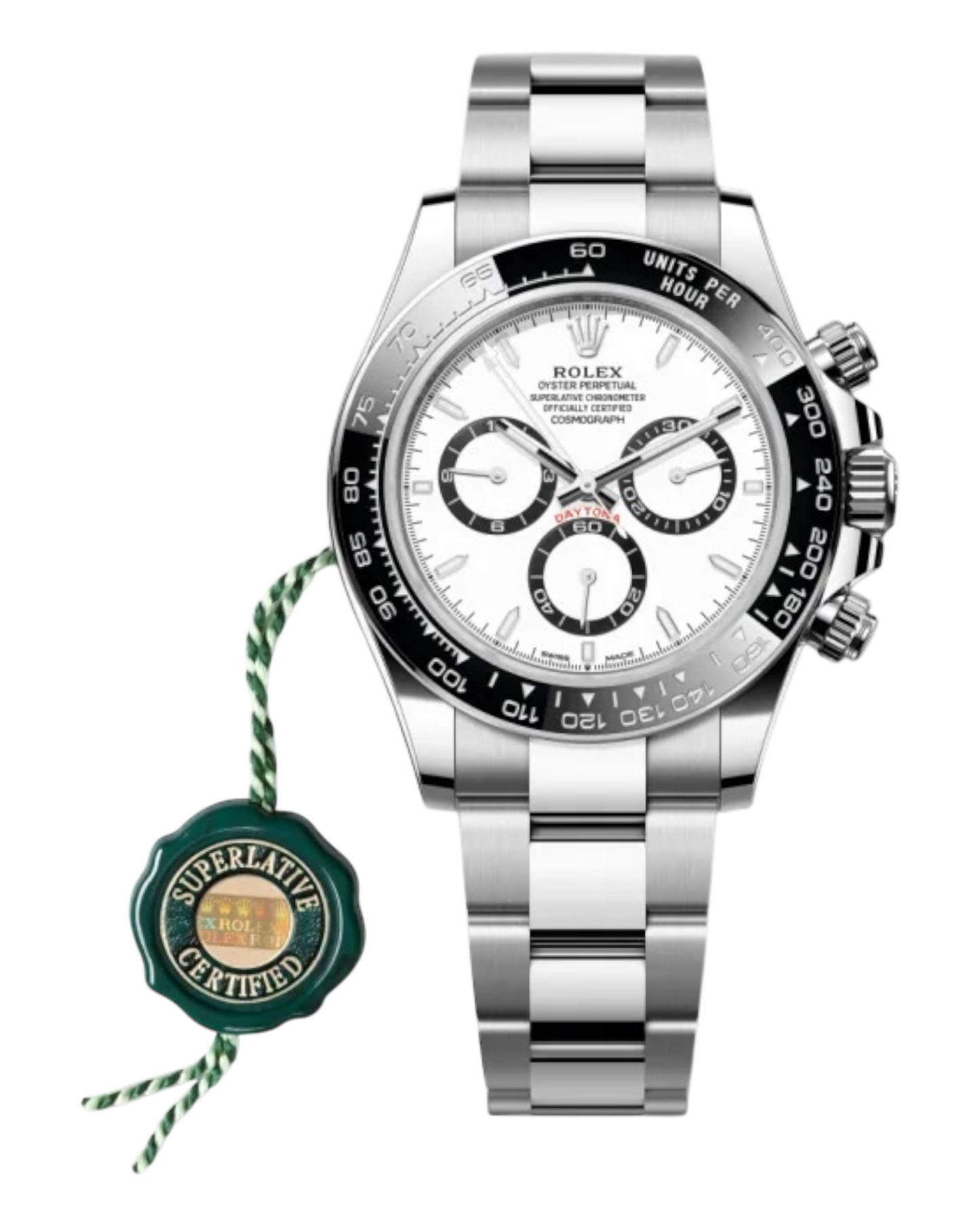 Rolex Cosmograph Daytona 40mm – Oystersteel with White Dial U1 Factory Automatik