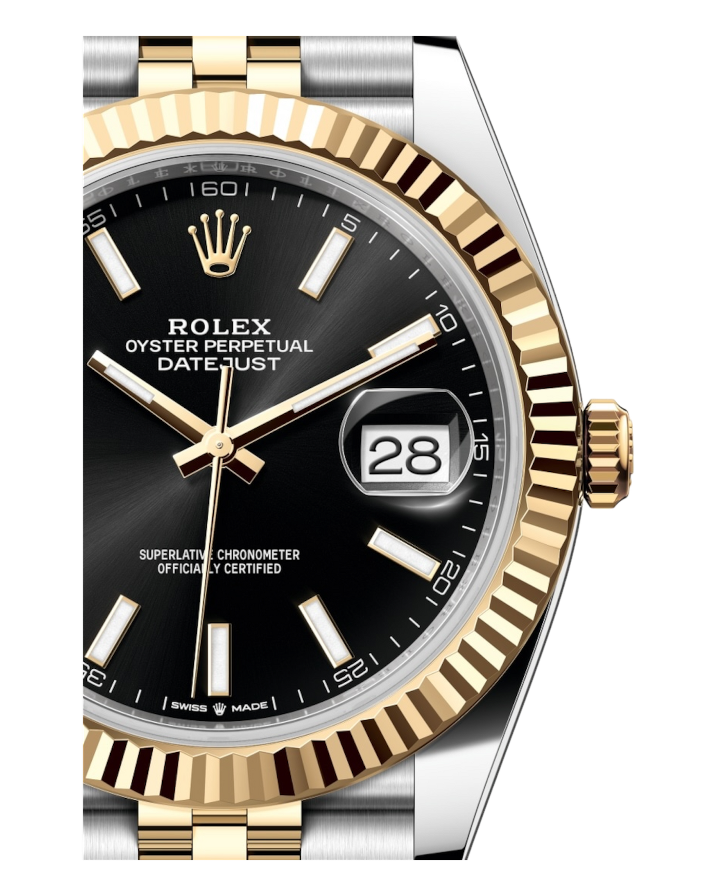 Rolex Datejust 41mm Black Dial Bicolor Jubilee - U1 FACTORY - AUTOMATIK