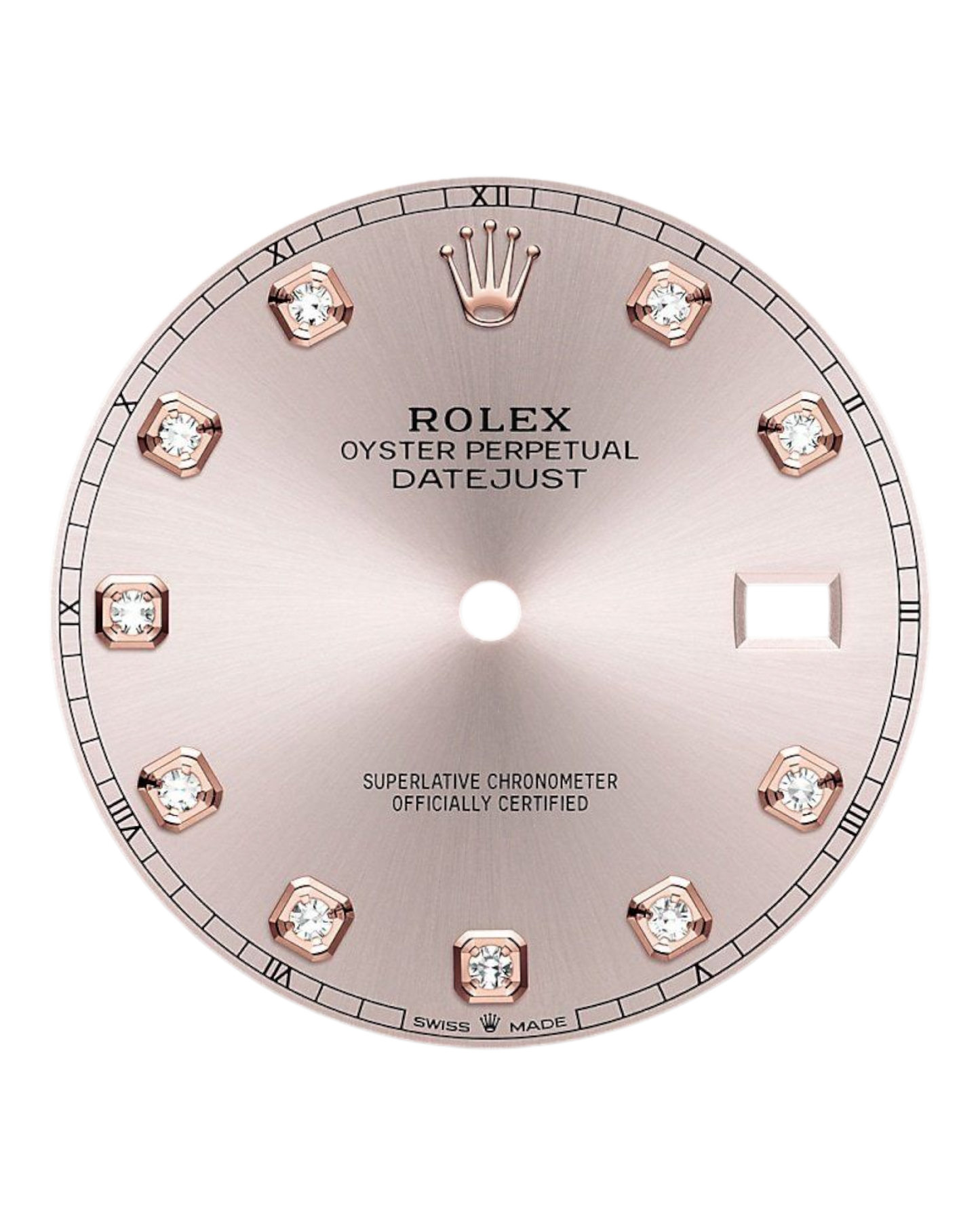 Rolex Datejust 41mm Rosé with Diamonds Dial Bicolor Jubilee - U1 FACTORY - AUTOMATIK