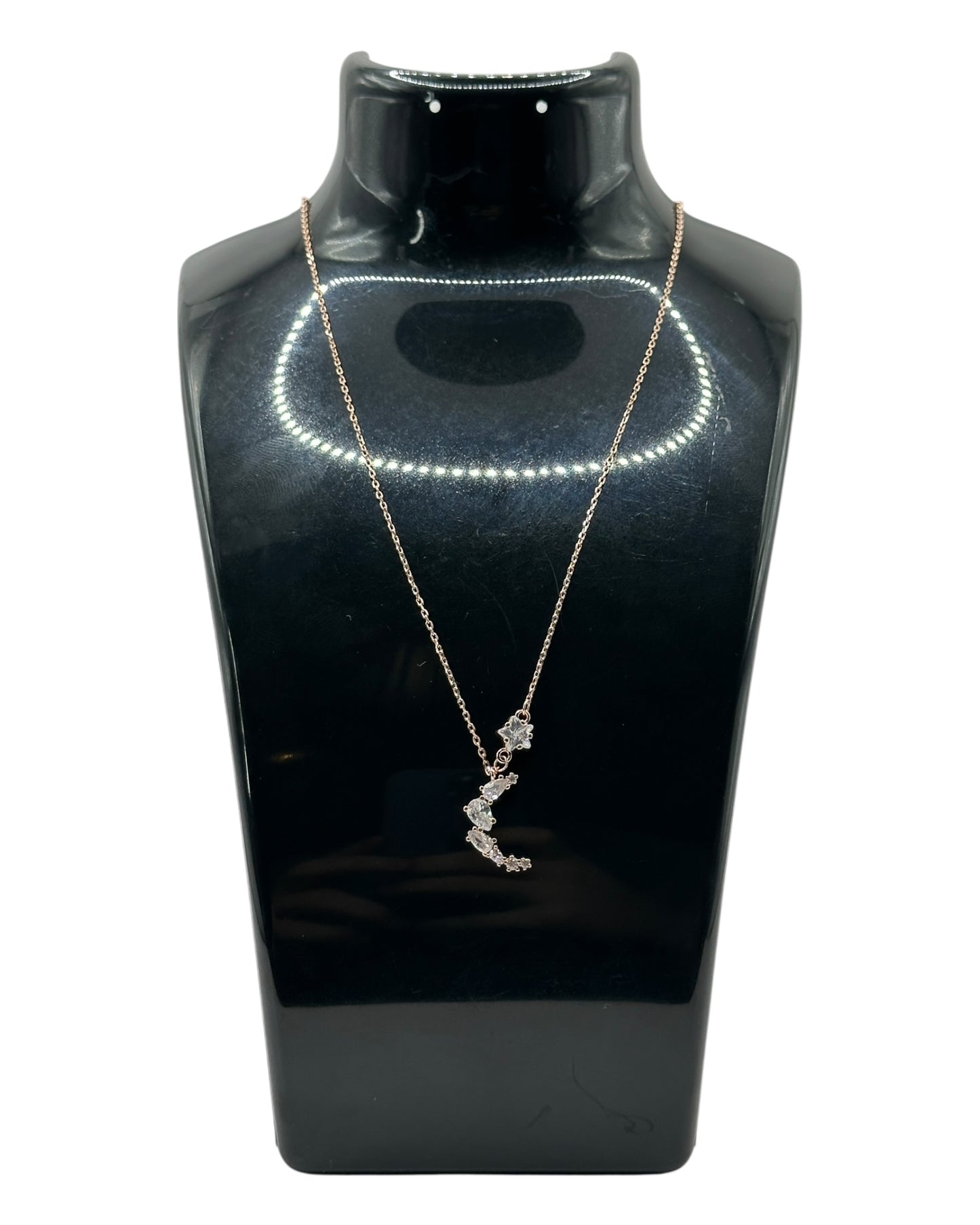 Swarovski Halskette mit Margeriten-Anhänger und gelber Mitte