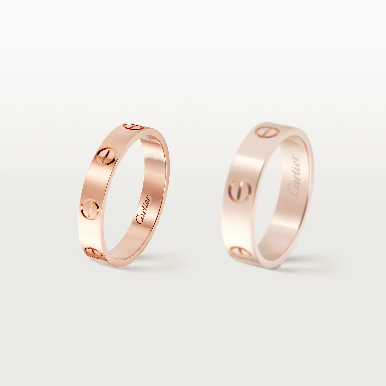 CARTIER LOVE RING SCHMAL - ROSÉGOLD - FULLSET