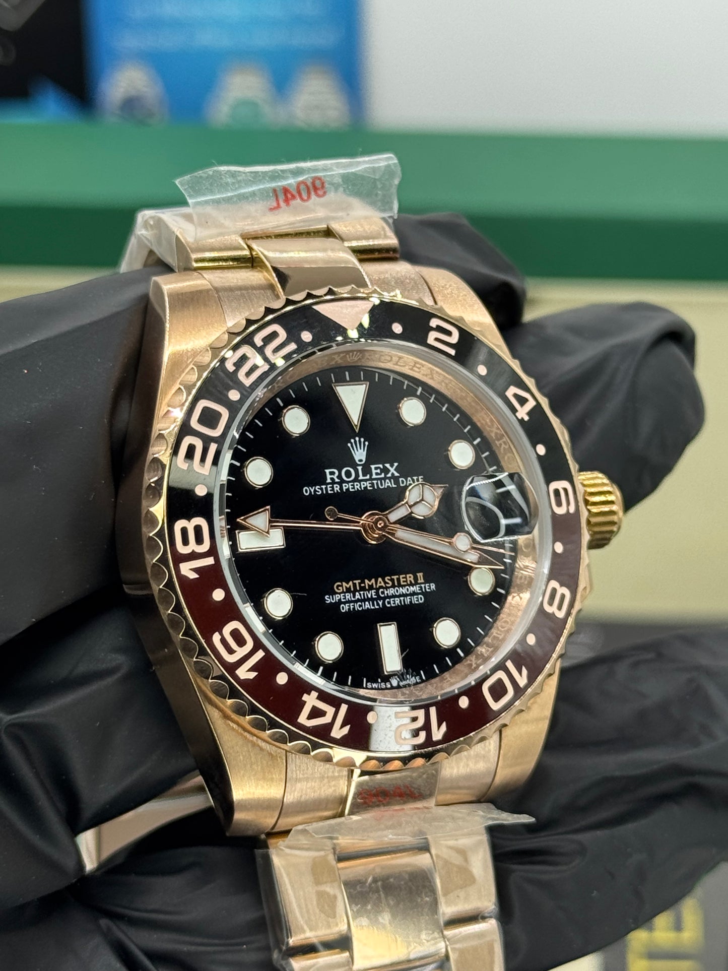 ROLEX GMT-MASTER II Rosegold - 40MM U1 FACTORY - AUTOMATIK