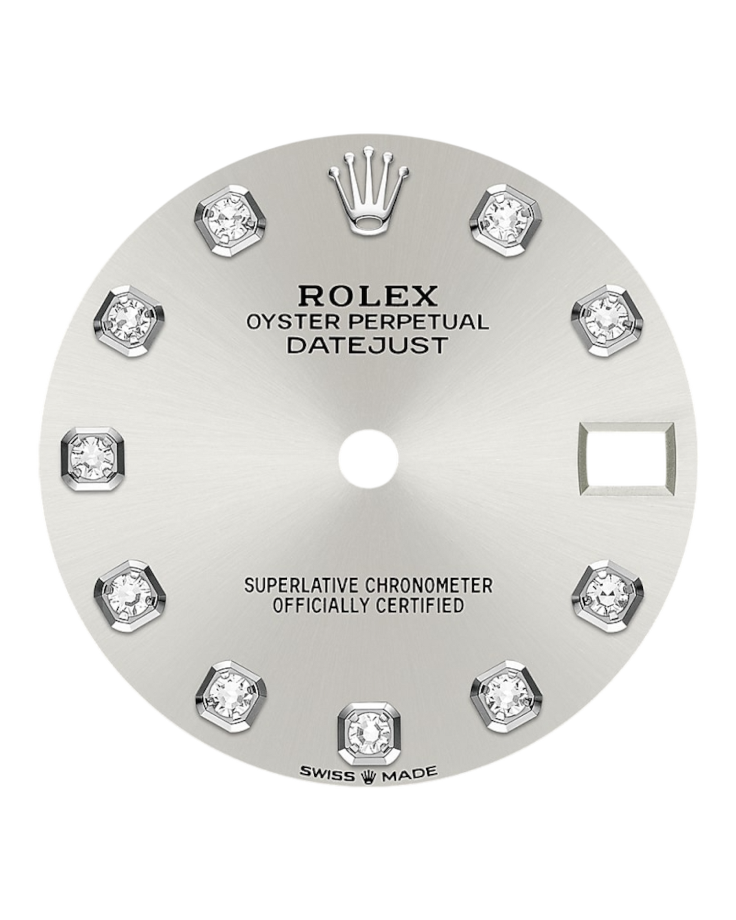 Rolex Datejust 31mm Silver with Diamonds Dial - U1 FACTORY - AUTOMATIK - Jubilee