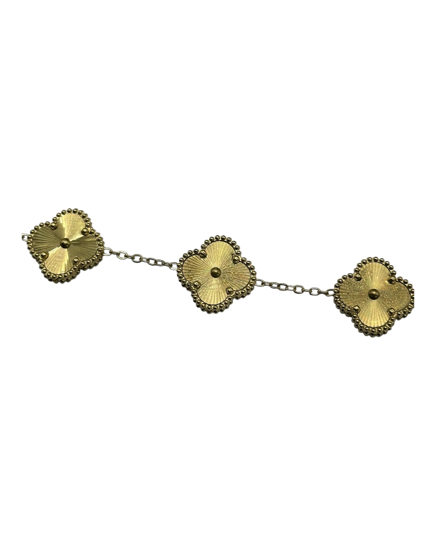 Van Cleef & Arpels Alhambra Armband mit Kleeblättern Gold