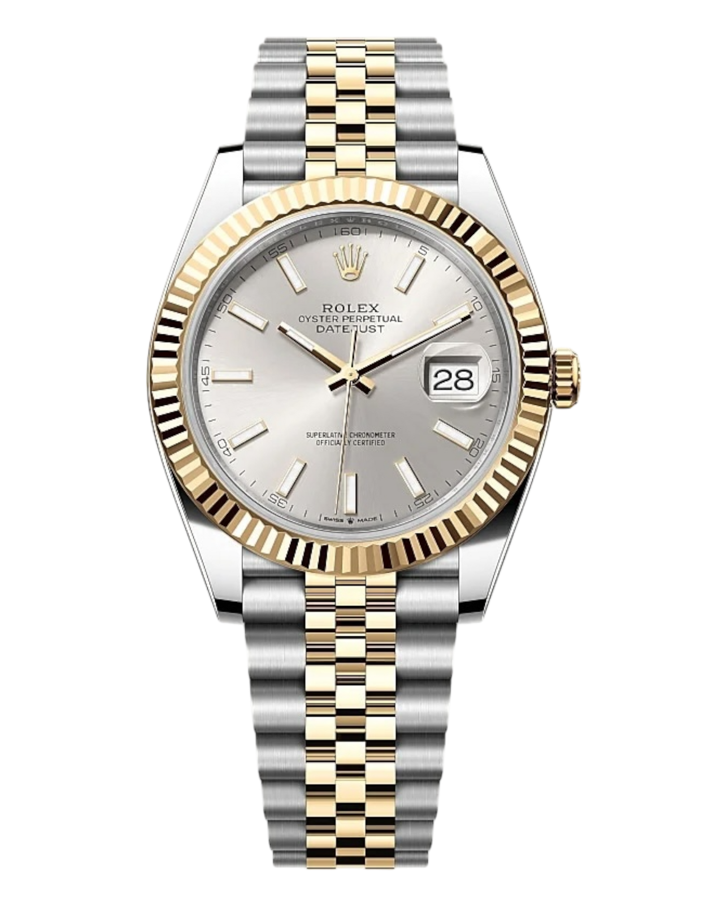 Rolex Datejust Silver Dial, Bicolor 36mm Jubilee - U1 FACTORY - AUTOMATIK