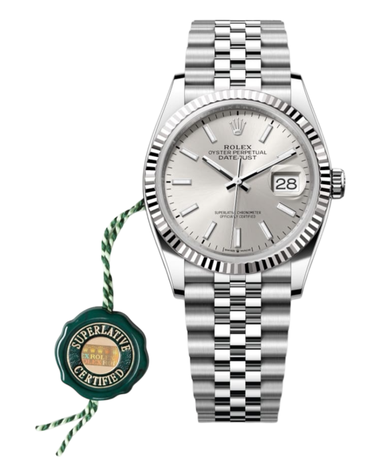 Rolex Datejust Silver 36mm Jubilee - U1 FACTORY - AUTOMATIK