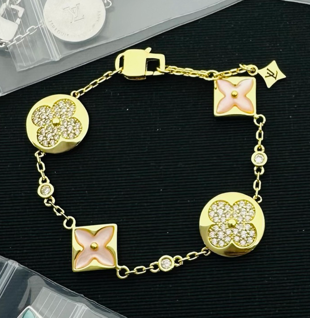 LOUIS VUITTON STAR AND SUN BLOSSOM BRACELET – Full Set - 1:1 HIGH END