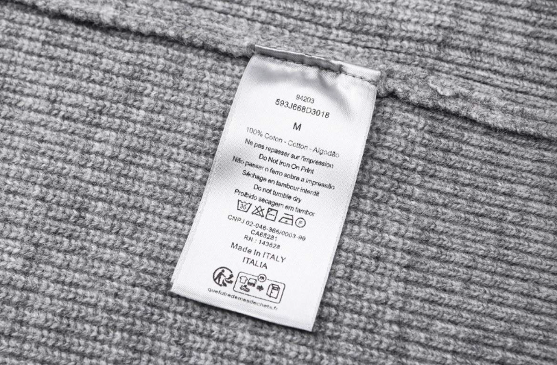 DIOR 26FW WOOL EMBROIDERED LOGO LOOSE KNIT SWEATER– HIGH END