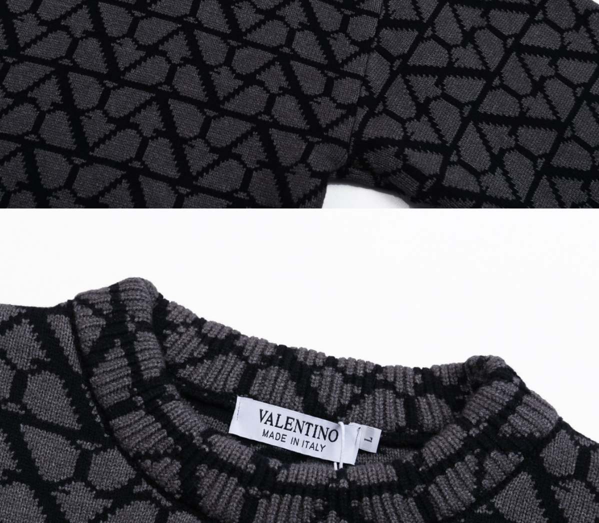 VALENTINO MONOGRAM KNIT SWEATER – MULTIPLE DESIGNS – 1:1 HIGH END
