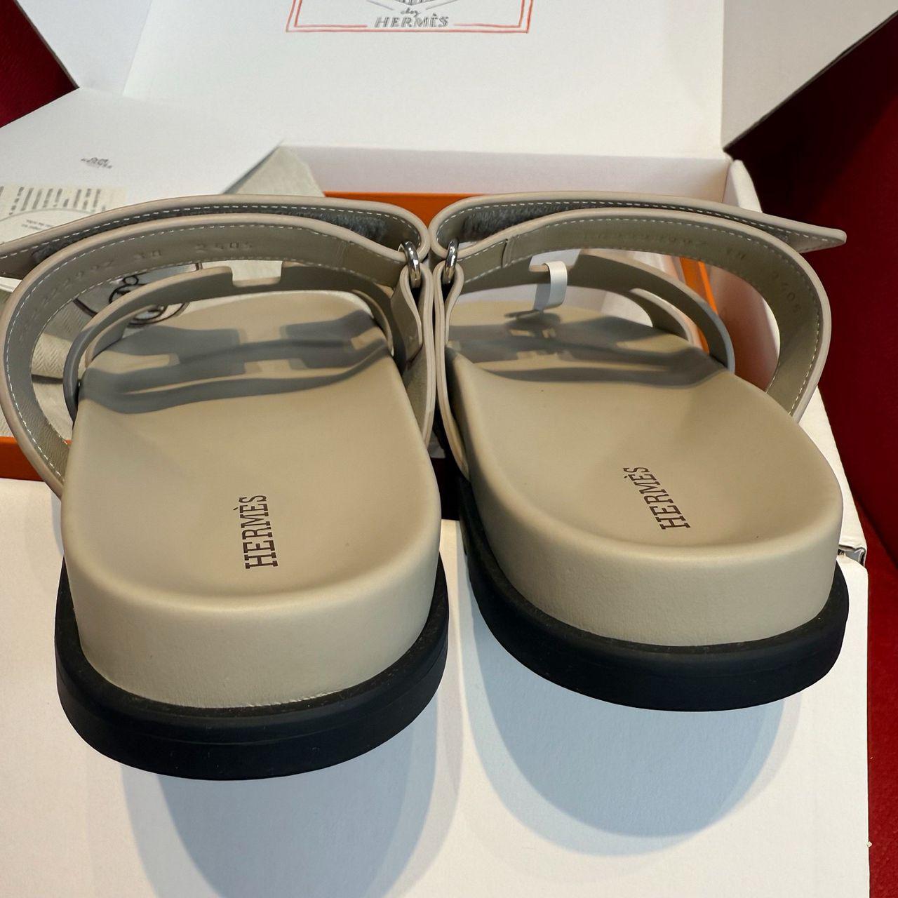HERMES CHYPRE ECHT-LEDER RÖMERSANDALEN - SUPER CLONE | BEIGE