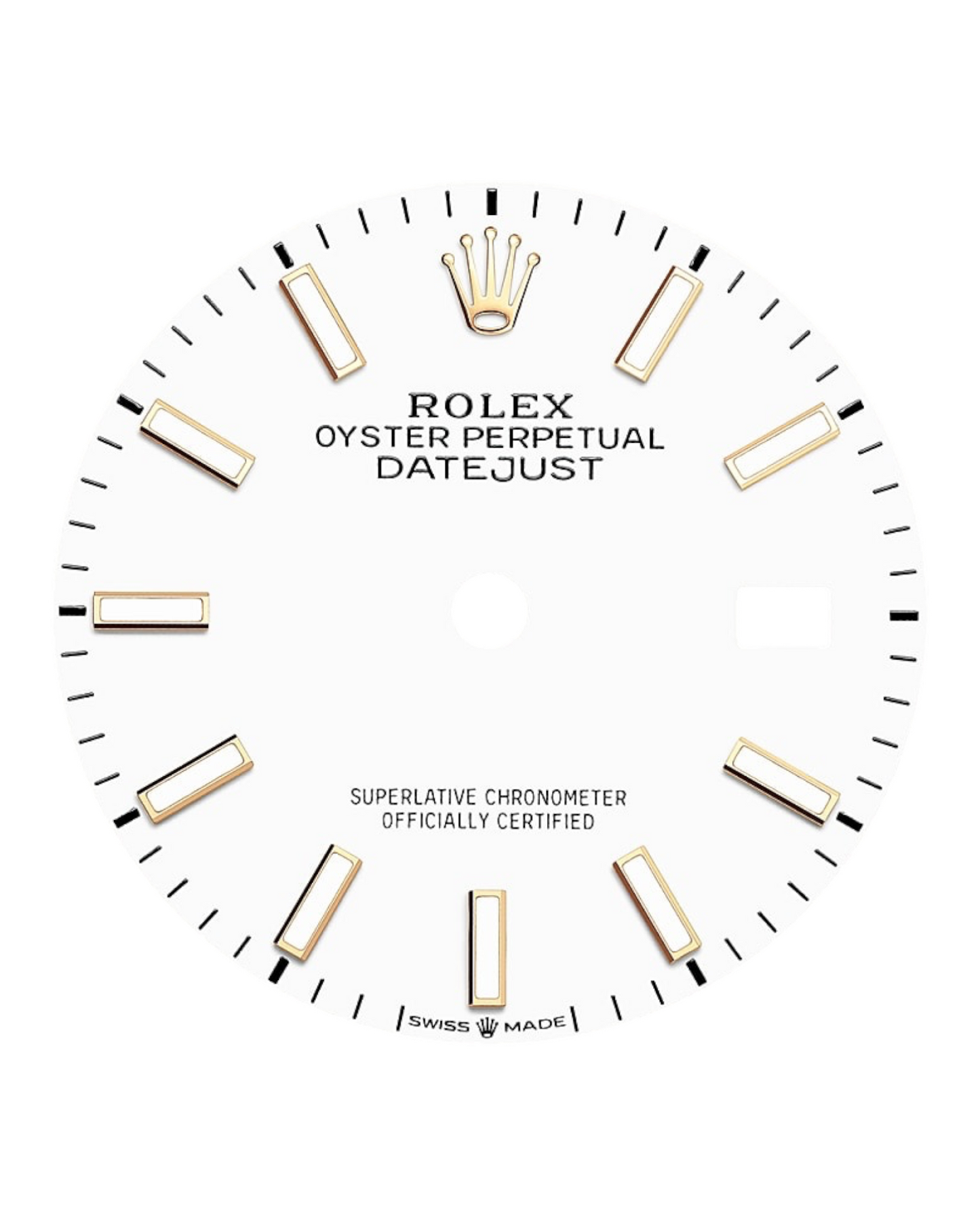 Rolex Datejust White Dial, Smooth Bezel, 36mm Two-Tone Oyster - U1 FACTORY - AUTOMATIK
