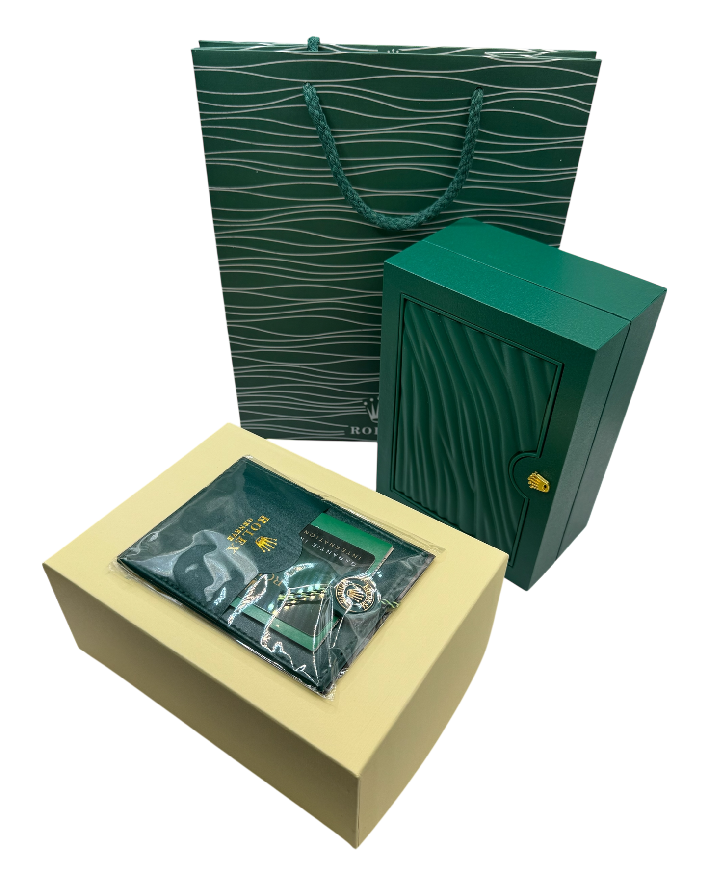 ROLEX BOX / FULLSET MIT PAPIERE UND ZUBEHÖR & TÜTE