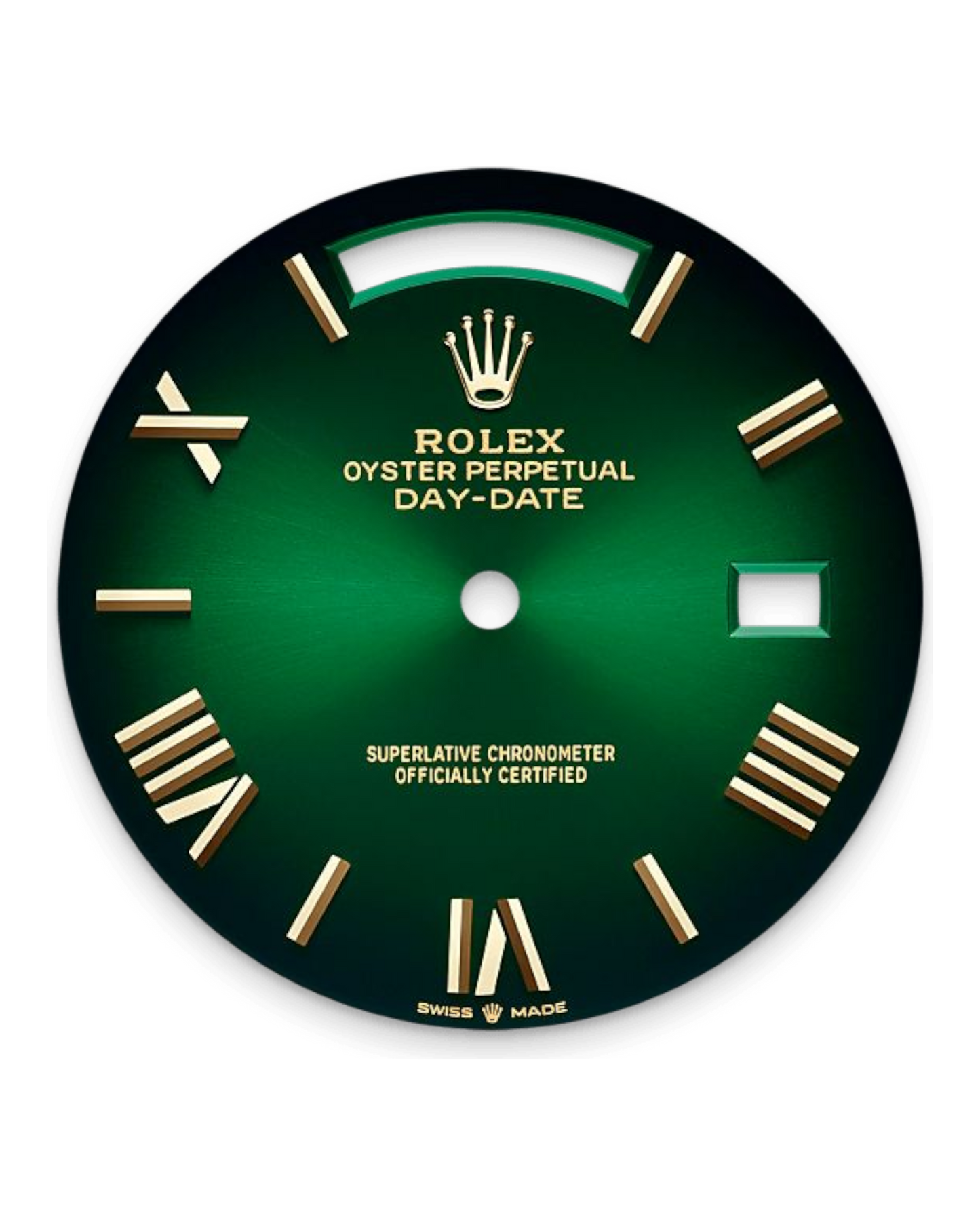 Rolex Day-Date Green Dial, 36mm Yellow Gold President - U1 FACTORY - AUTOMATIK