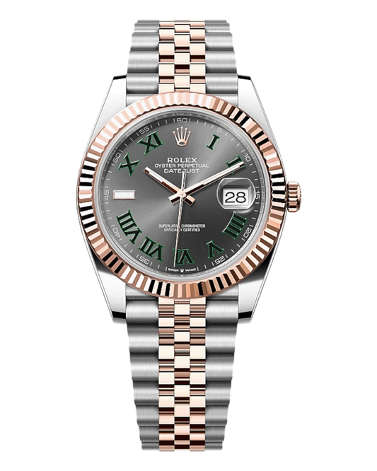 Rolex Datejust 41mm Wimbledon Dial Rosegold Bicolor Jubilee - U1 FACTORY - AUTOMATIK