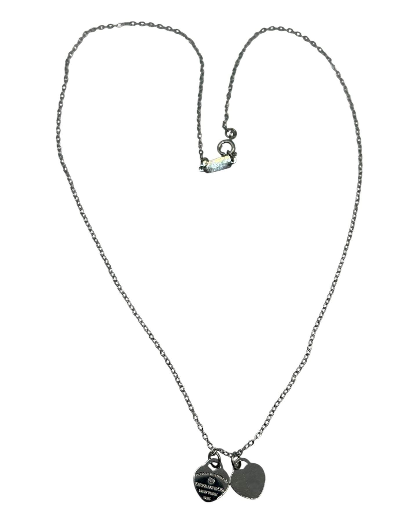 Tiffany & Co. Kette Silber 925 mit Herzanhänger und Diamant