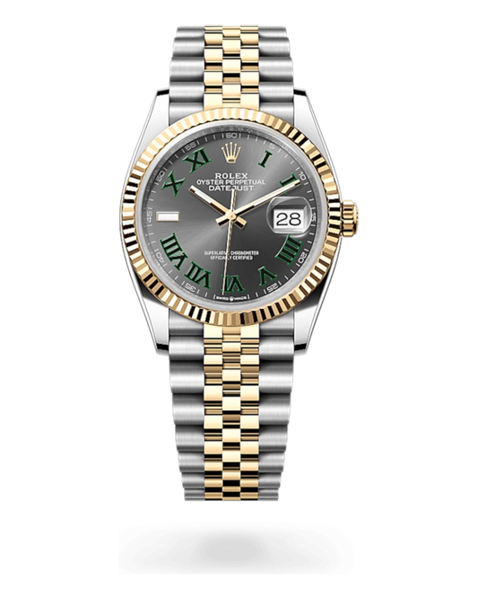 Rolex Datejust Wimbledon Bicolor 36mm Jubilee U1 FACTORY - AUTOMATIK