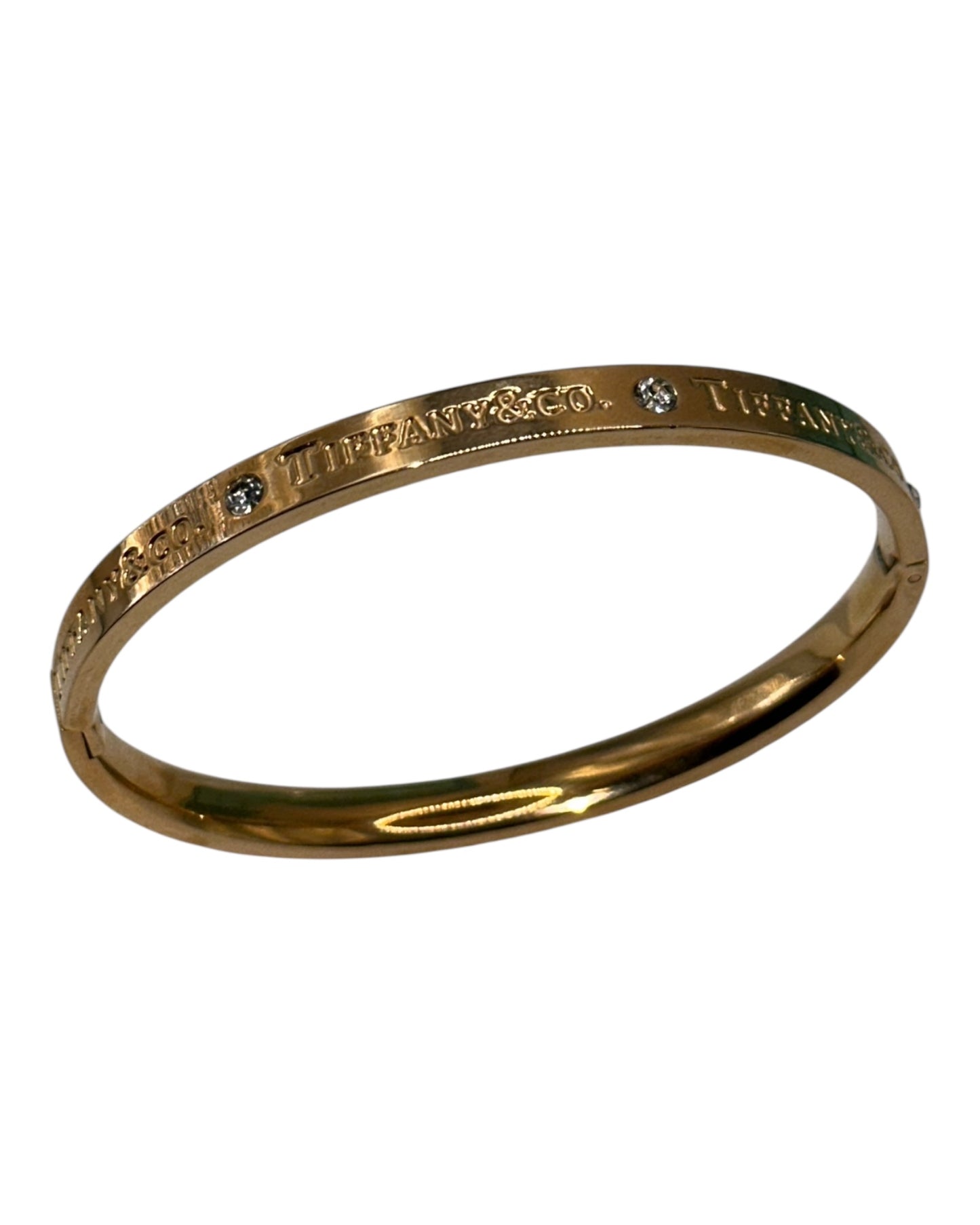 Tiffany & Co. Klassisches Armband mit Logogravur in Roségold