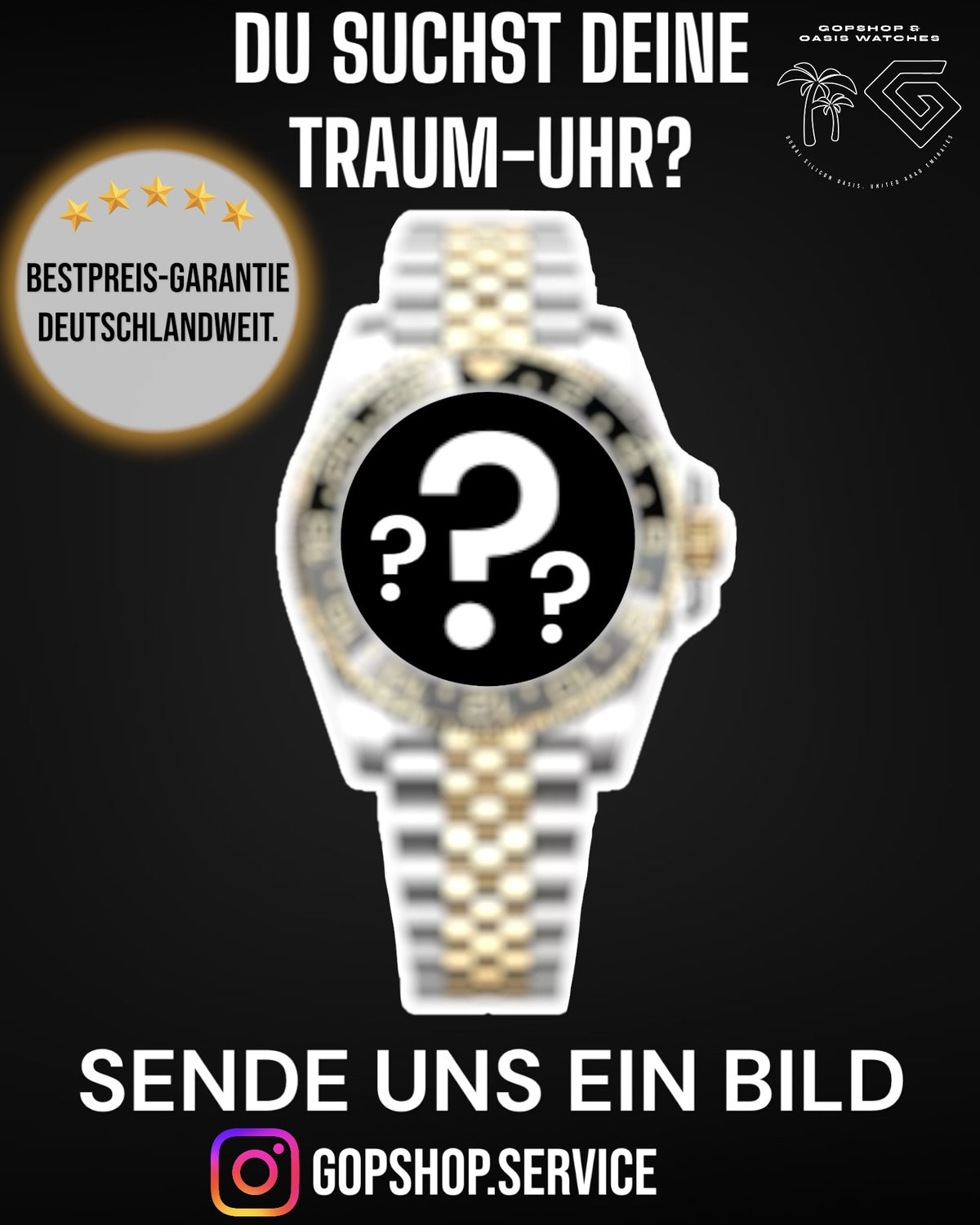 YOUR DREAM WATCH AT THE BEST PRICE (DROPSHIPPING PRODUCT)