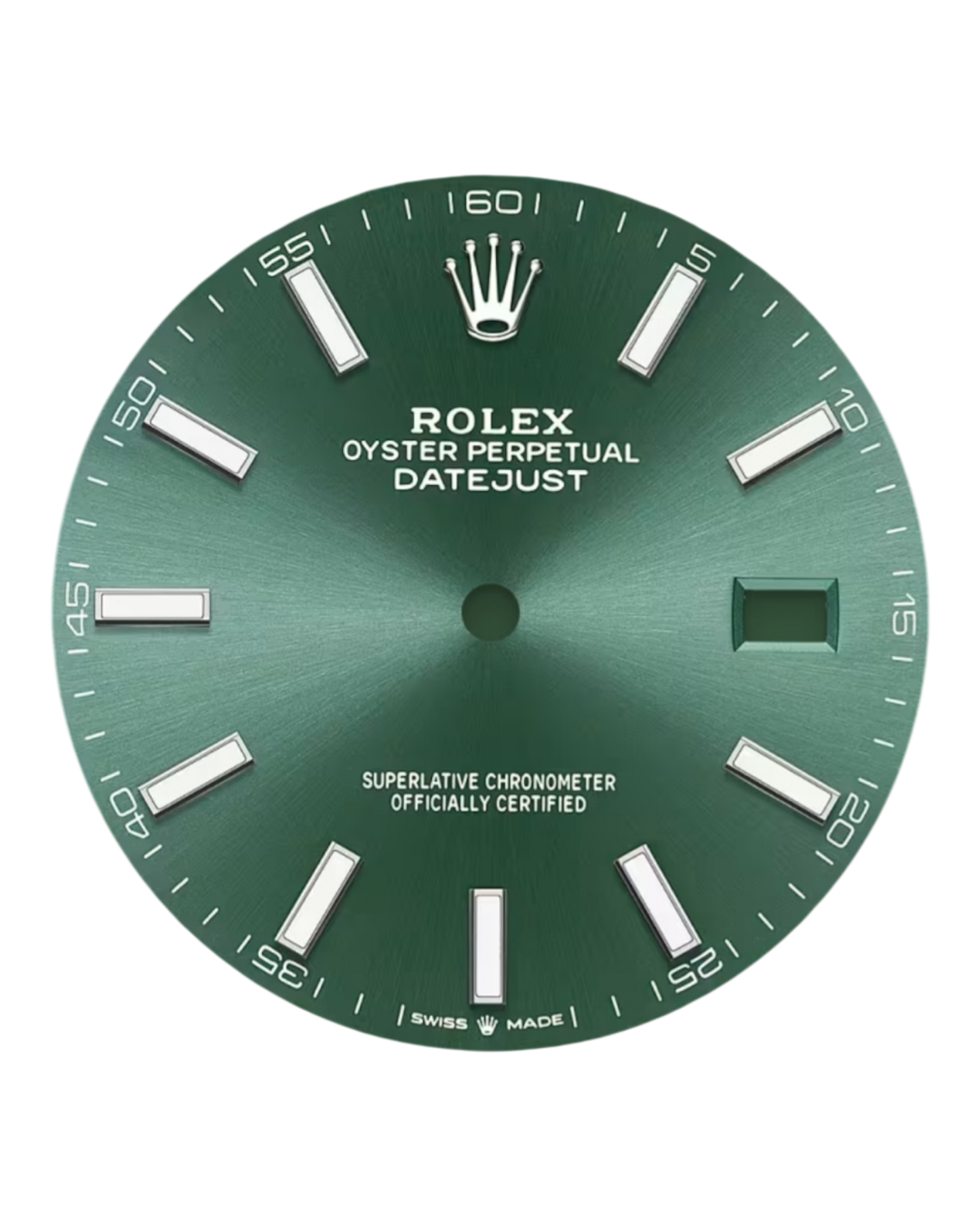Rolex Datejust 41mm Green Dial, flat bezel - U1 FACTORY - AUTOMATIK - Oyster