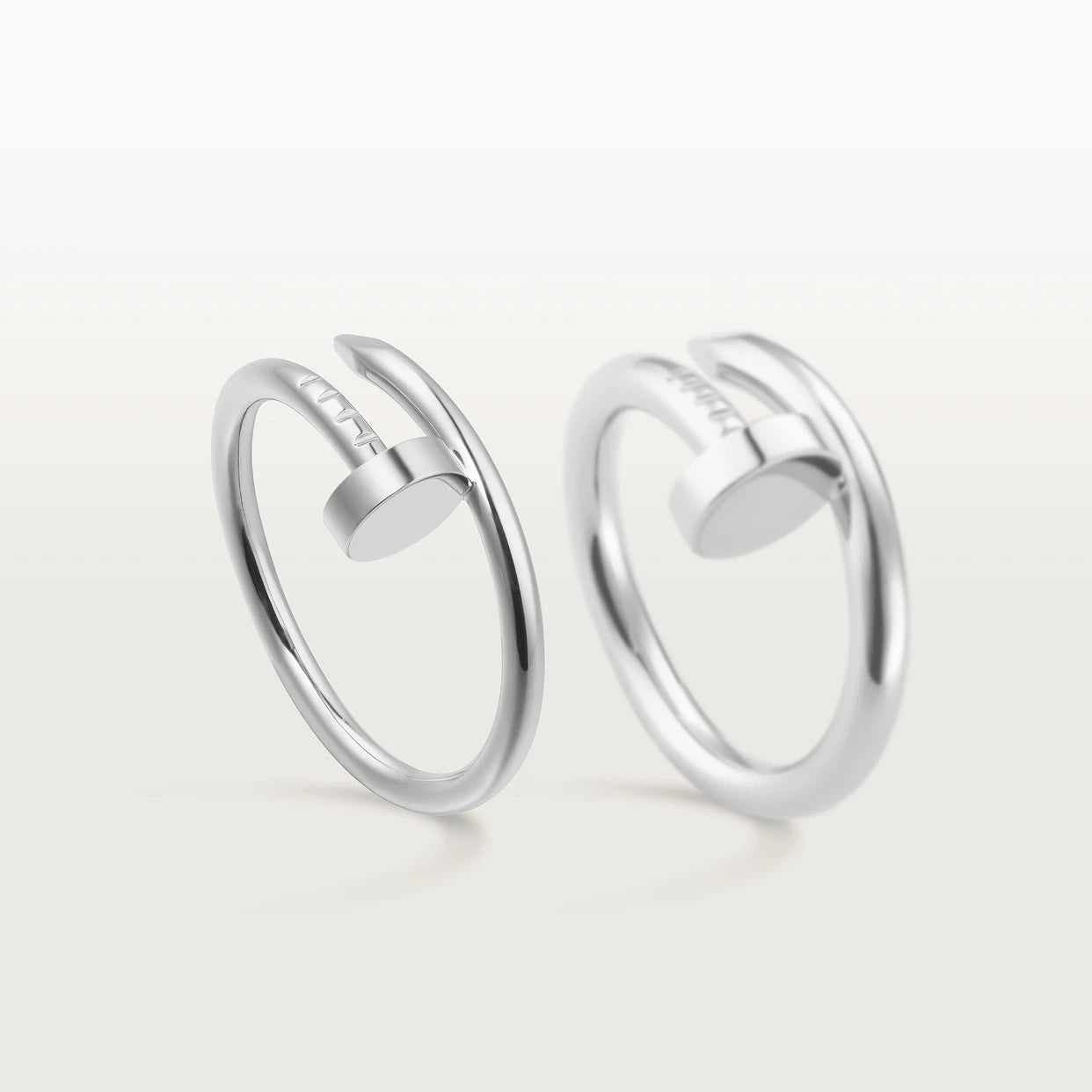 Cartier Juste un Clou Ring | Schlichter Nagelring Weißgold/Silber