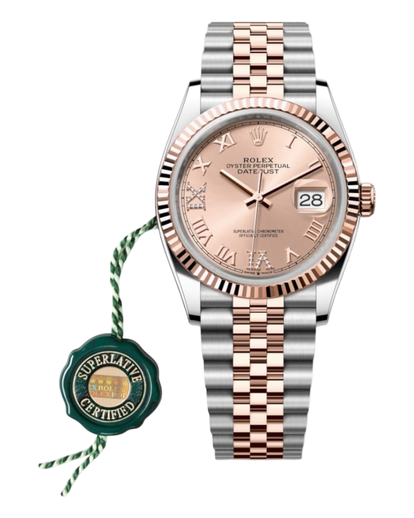 Rolex Datejust Rosé 36mm Bicolor - Jubilee - U1 FACTORY - AUTOMATIK