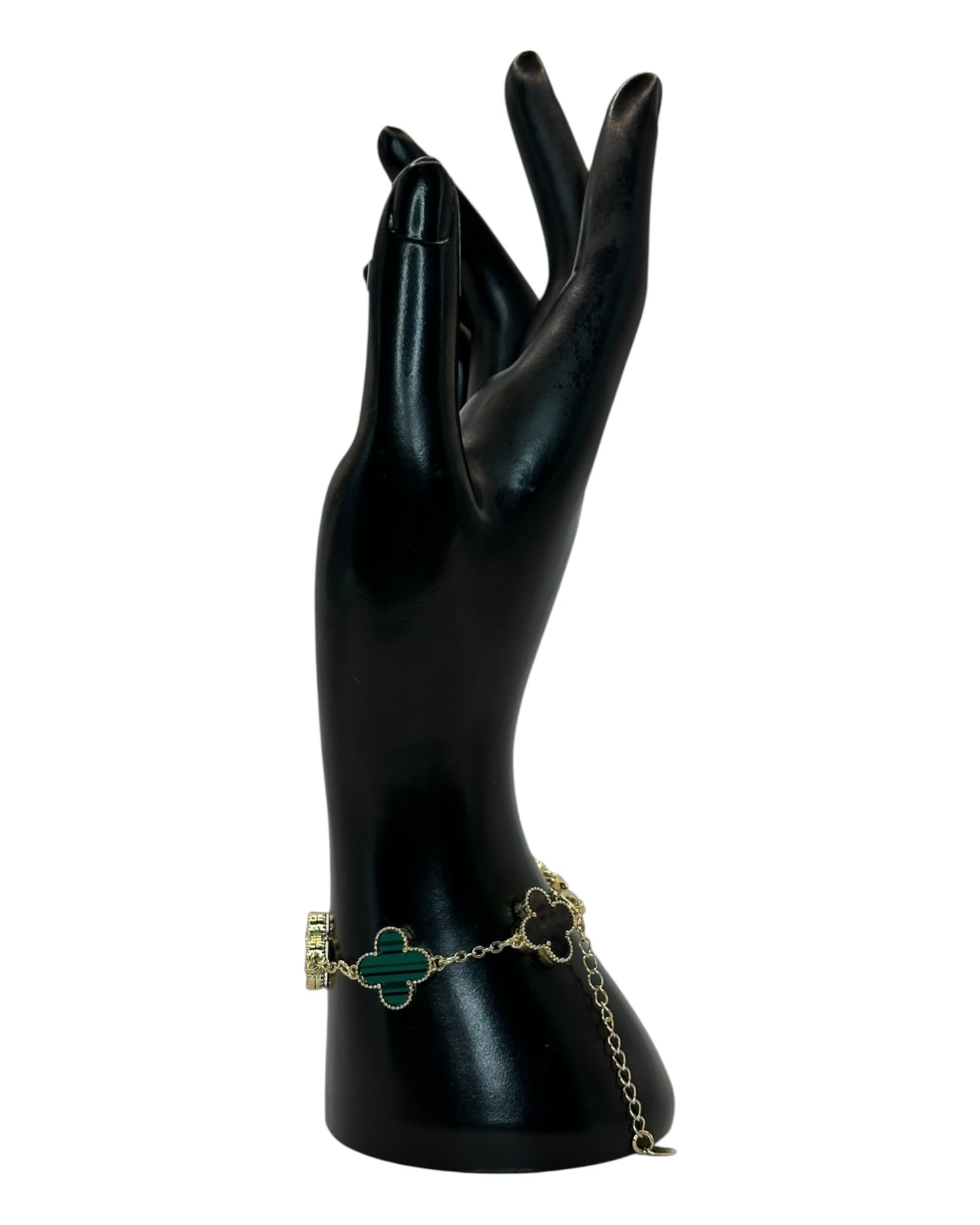 Van Cleef & Arpels Alhambra Armband mit Kleeblättern Mehrfarbig