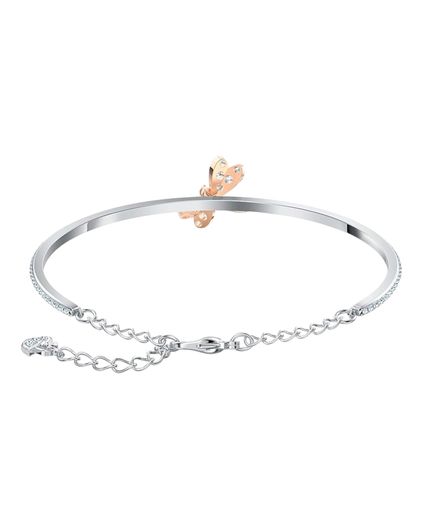 Swarovski Sparkling Dragonfly Armband, Roségold-Finish