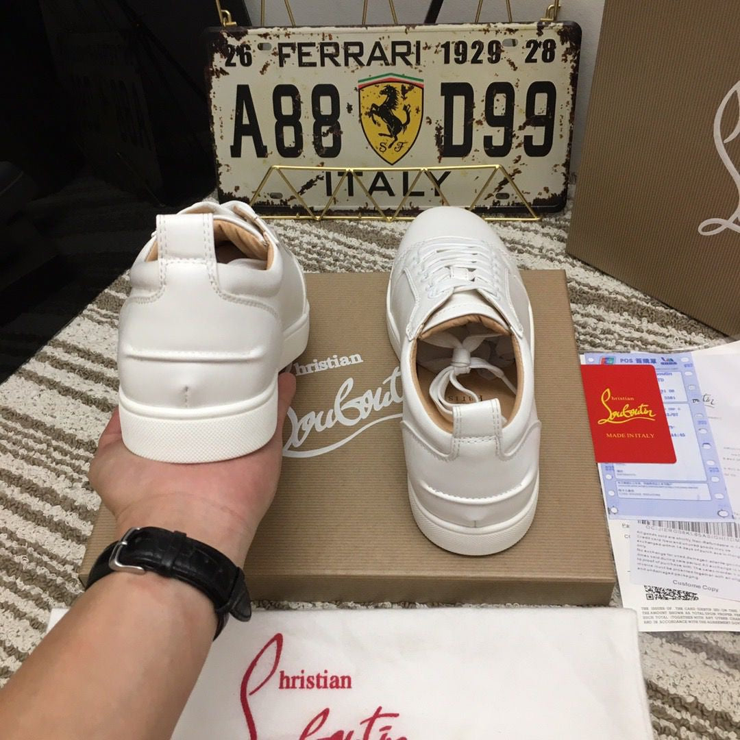 CHRISTIAN LOUBOUTIN - SUPER CLONE - original factory 1:1 - white leather