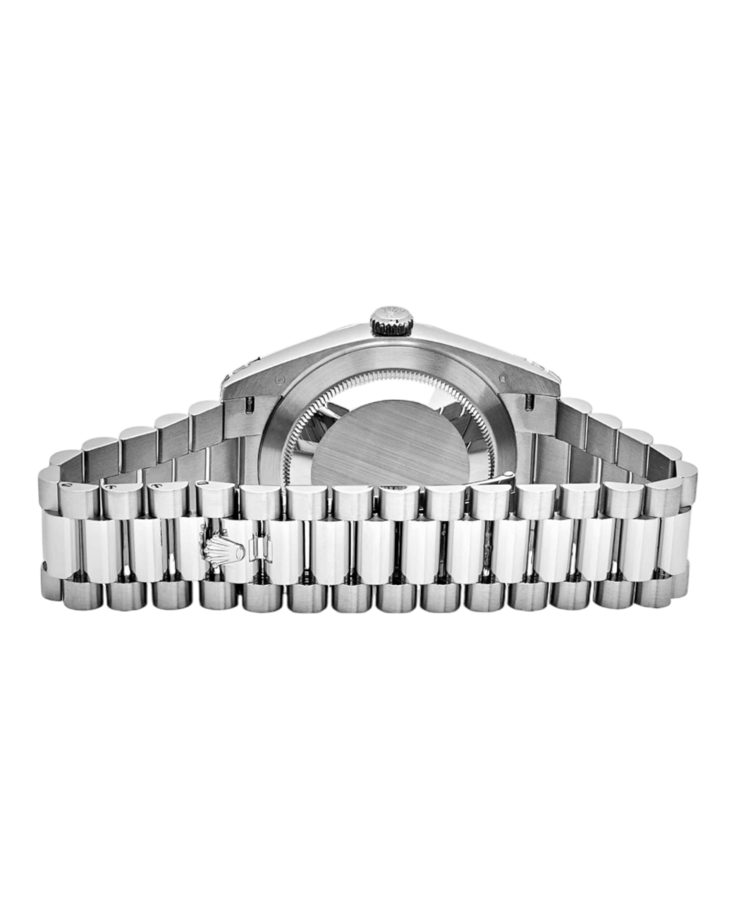 Rolex Day-Date 40mm Platinum – Ice Blue Arabic Dial with President Bracelet