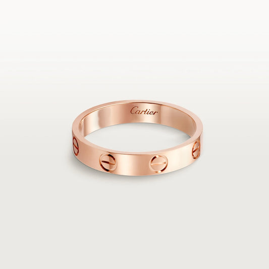 CARTIER LOVE RING SCHMAL - ROSÉGOLD - FULLSET