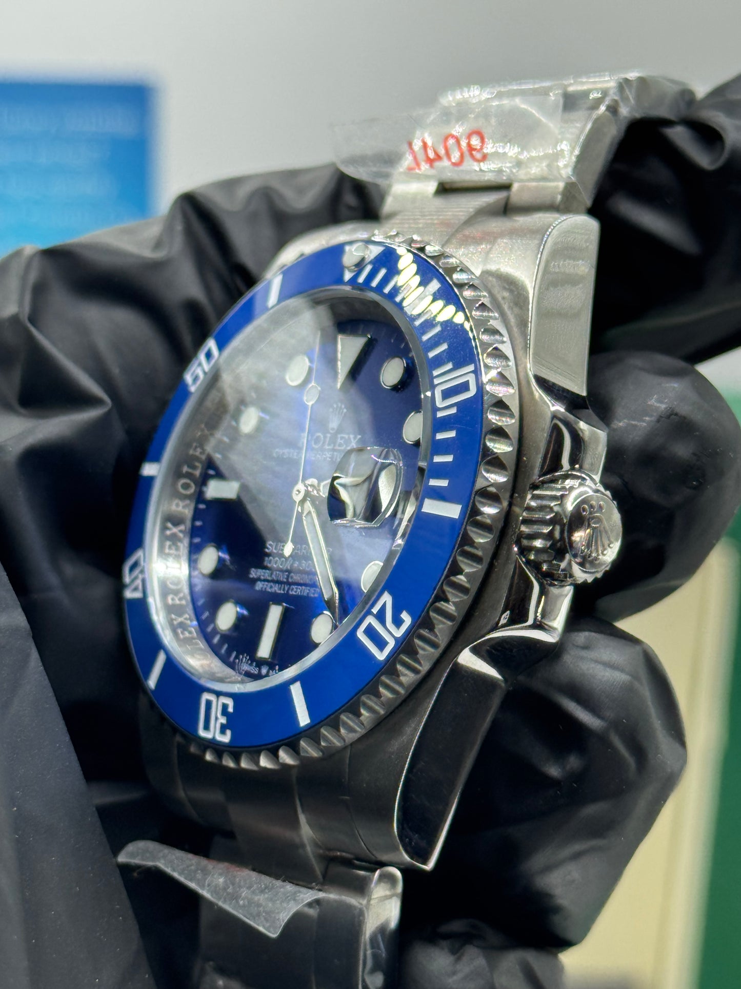 ROLEX SUBMARINER - BLAU - OYSTER - 41MM U1 FACTORY - AUTOMATIK