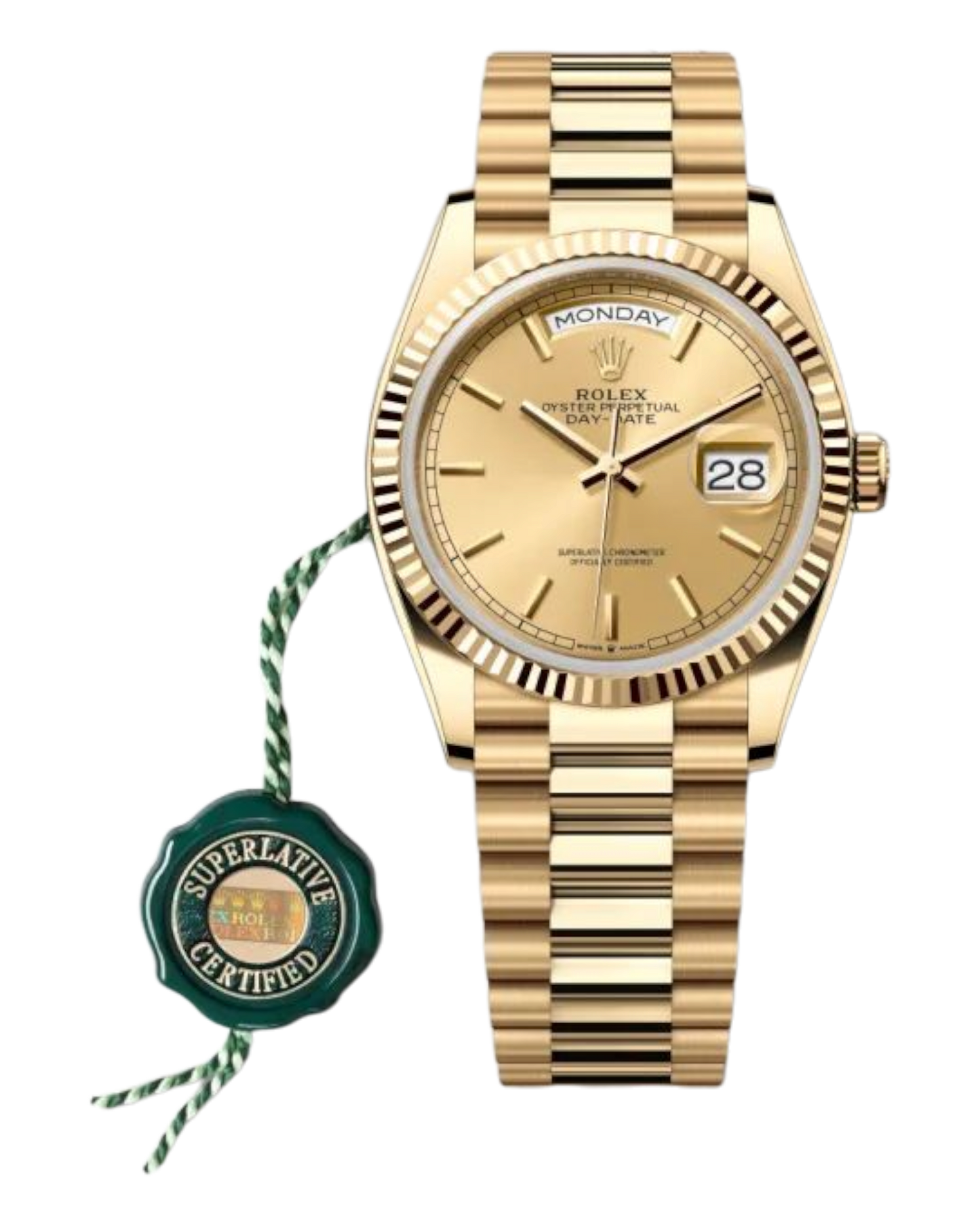 Rolex Day-Date Champagne Dial 36mm Yellow Gold President - U1 FACTORY - AUTOMATIK