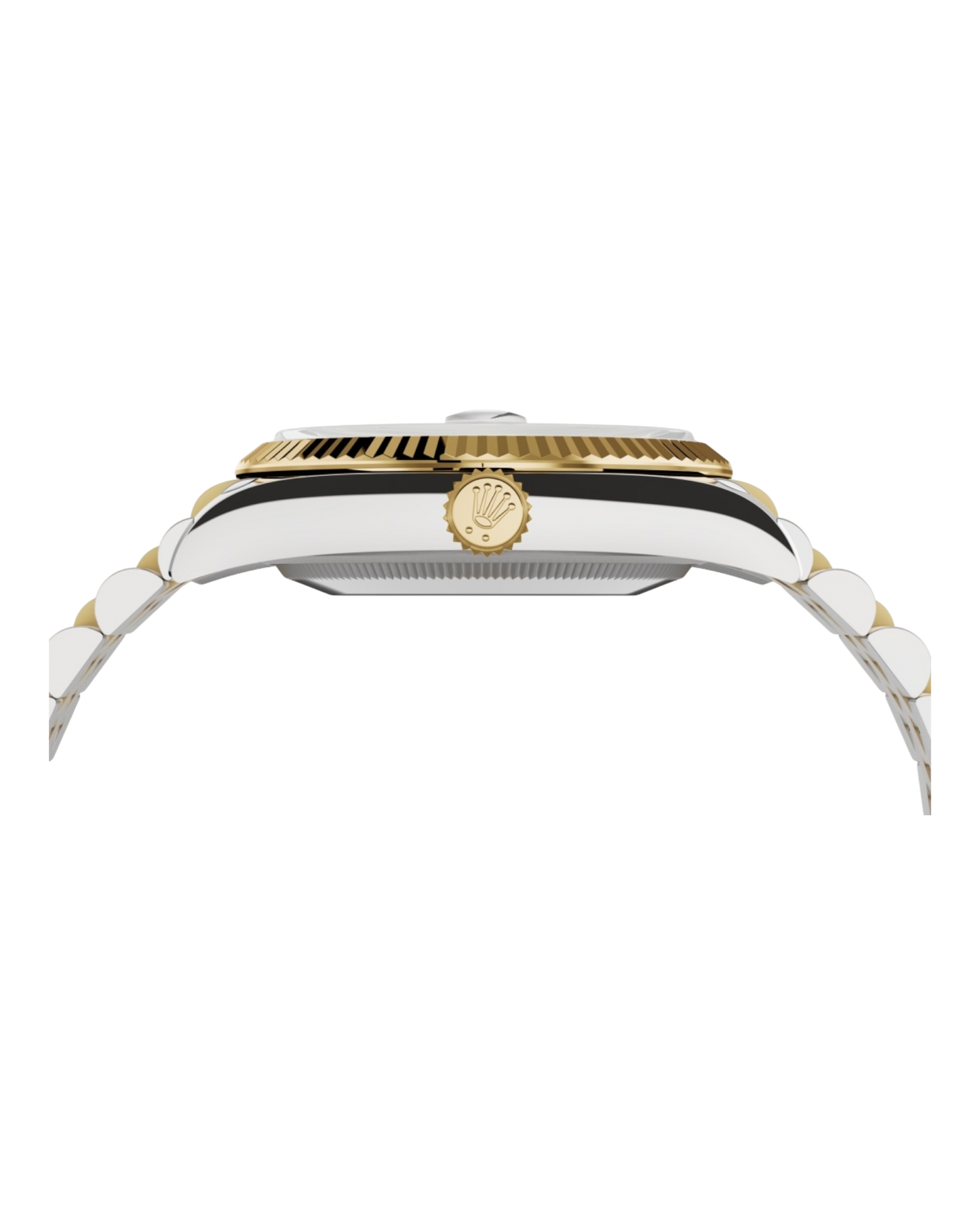 Rolex Datejust Champagne Dial with Diamond Markers, Fluted Bezel, 36mm Two-Tone Jubilee - U1 FACTORY - AUTOMATIK